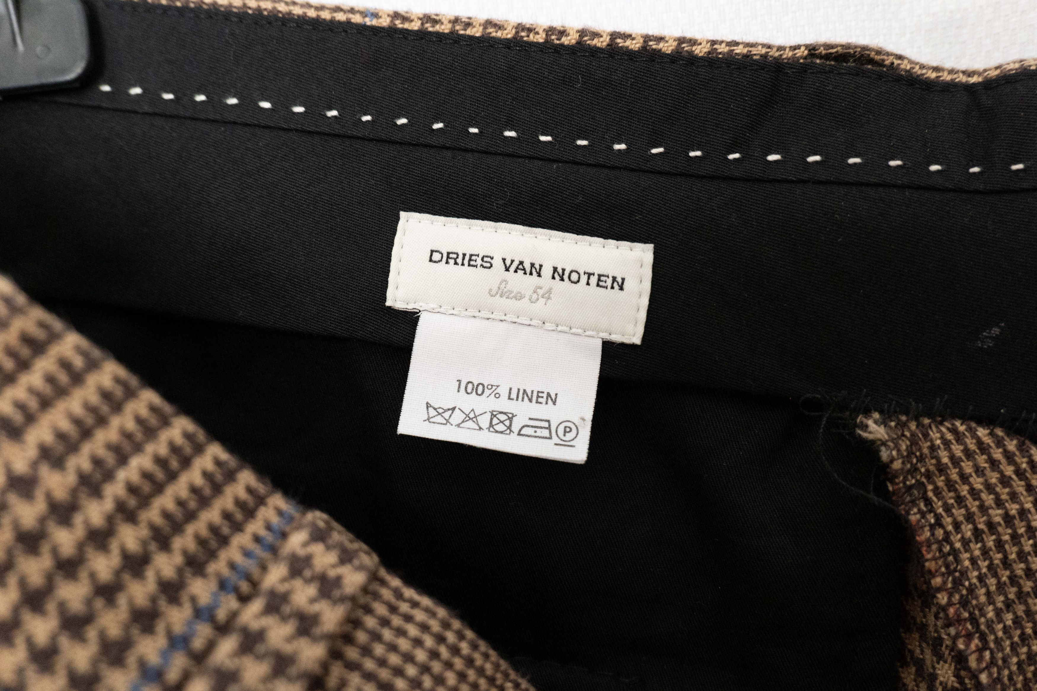 Dries Van Noten SS19 linen trousers Size US 36 / EU 52 - 4 Thumbnail