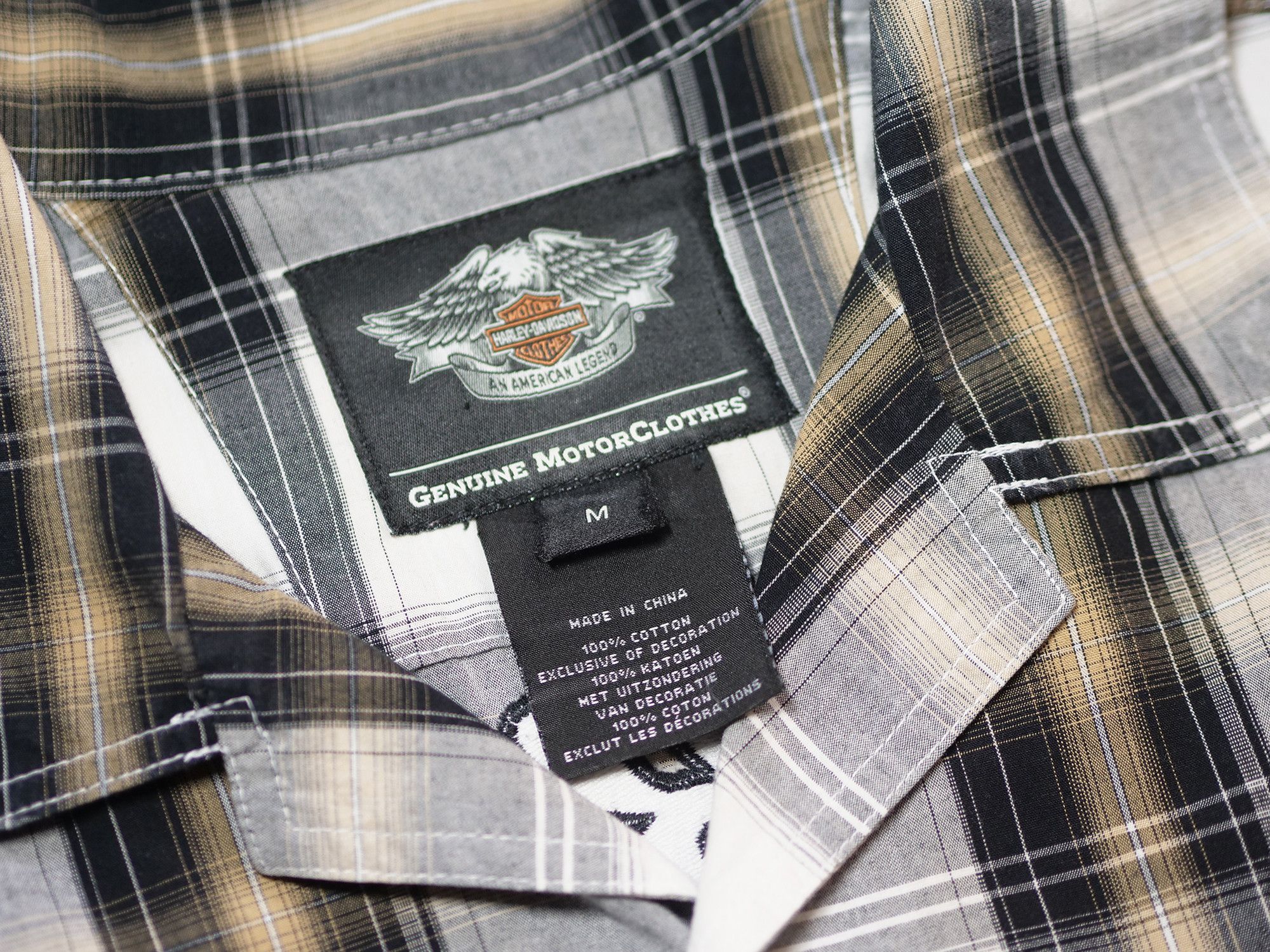 Harley Davidson Harley Davidson vintage cotton shirt Size US M / EU 48-50 / 2 - 3 Thumbnail