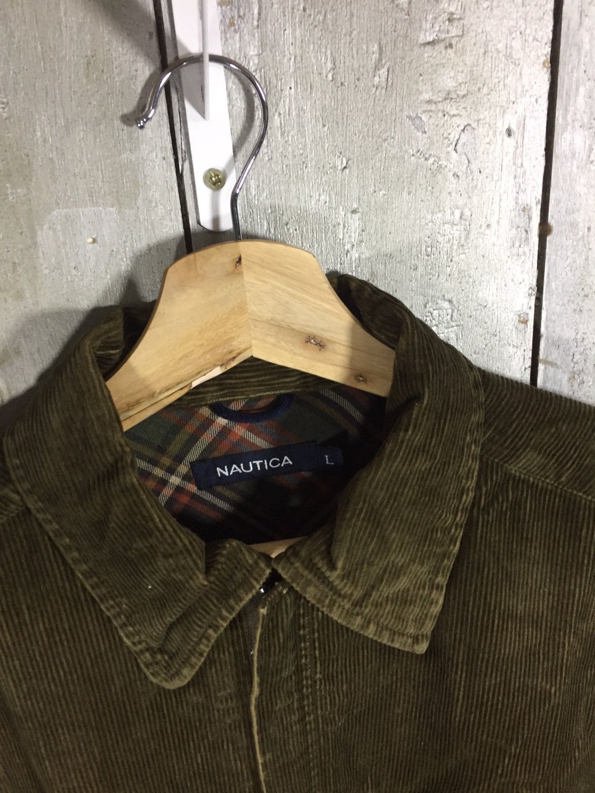 Nautica Nautica Corduroy Over Coat Jacket Size US L / EU 52-54 / 3 - 3 Thumbnail