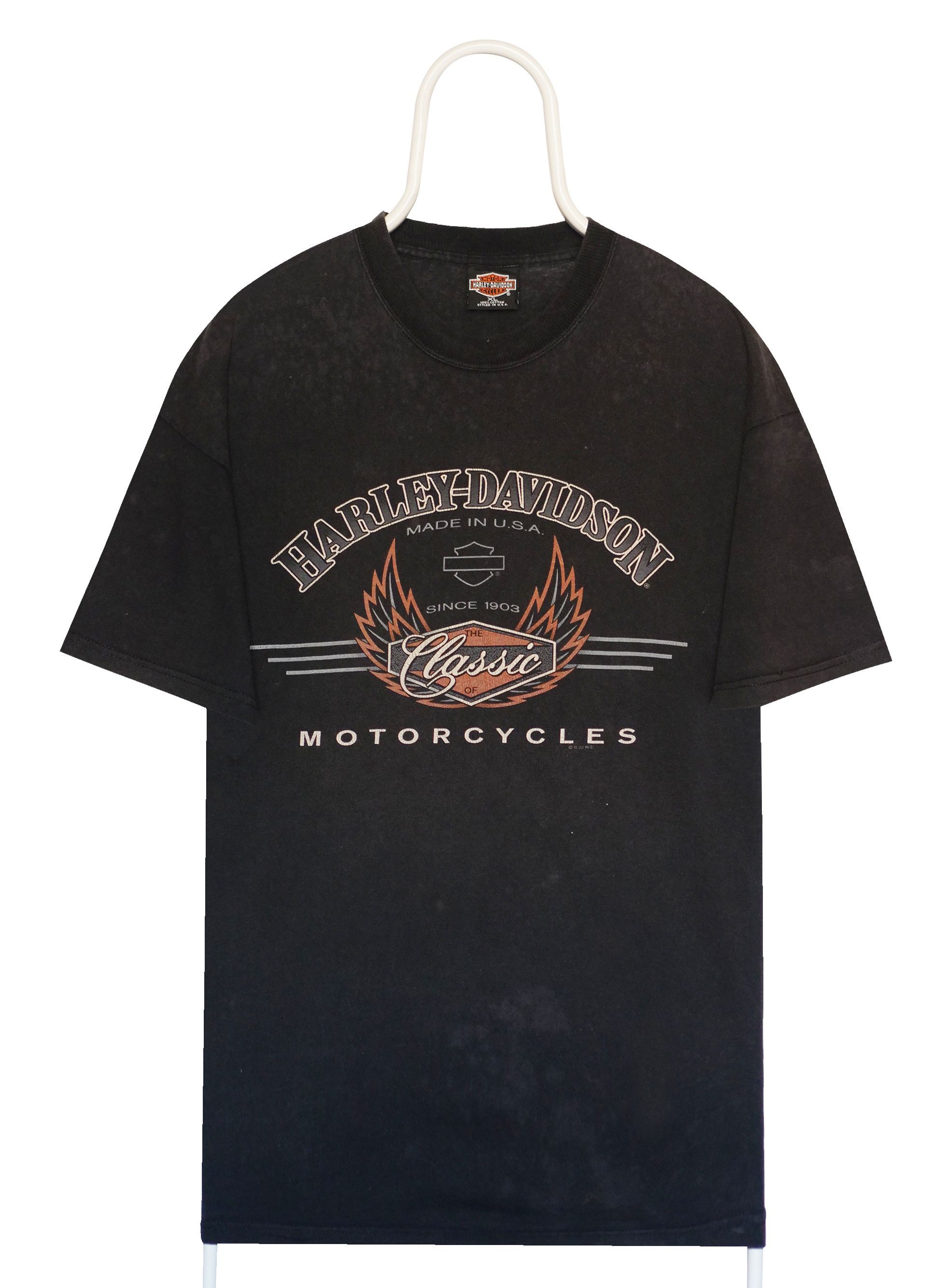 Harley Davidson Harley Davidson American Vintage 1995 cotton t-shirt Size US XL / EU 56 / 4 - 2 Thumbnail