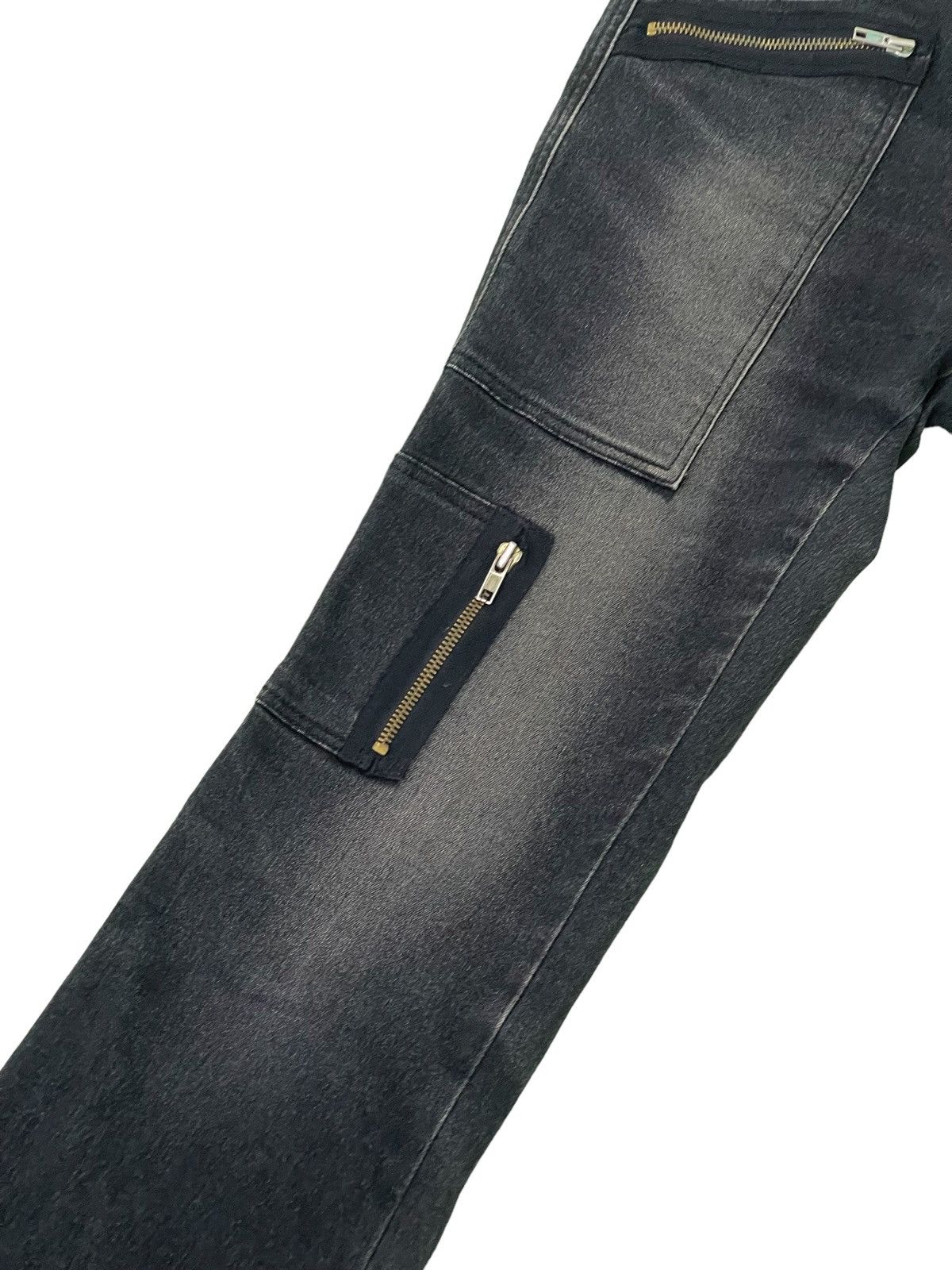 Japanese Brand Flare Jeans Blue Jam Low Rise Stretch Boot Cut 2🟦3 Size US 28 / EU 44 - 7 Thumbnail