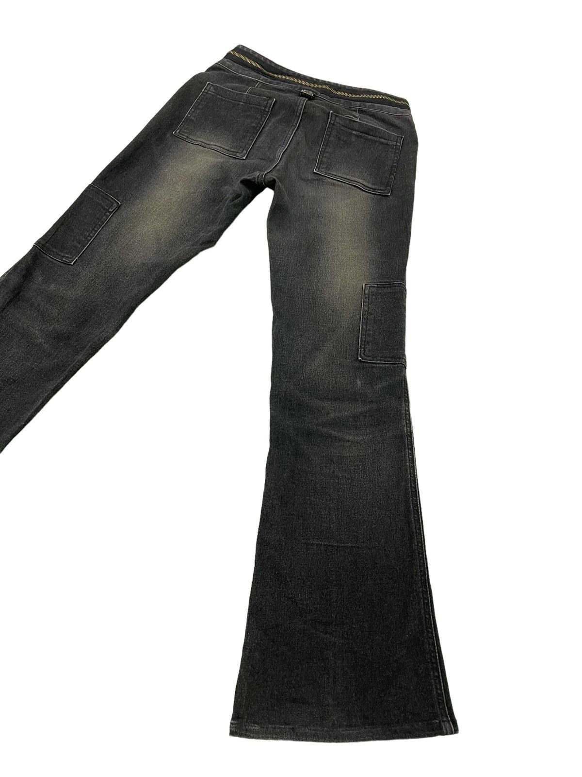Japanese Brand Flare Jeans Blue Jam Low Rise Stretch Boot Cut 2🟦3 Size US 28 / EU 44 - 13 Thumbnail