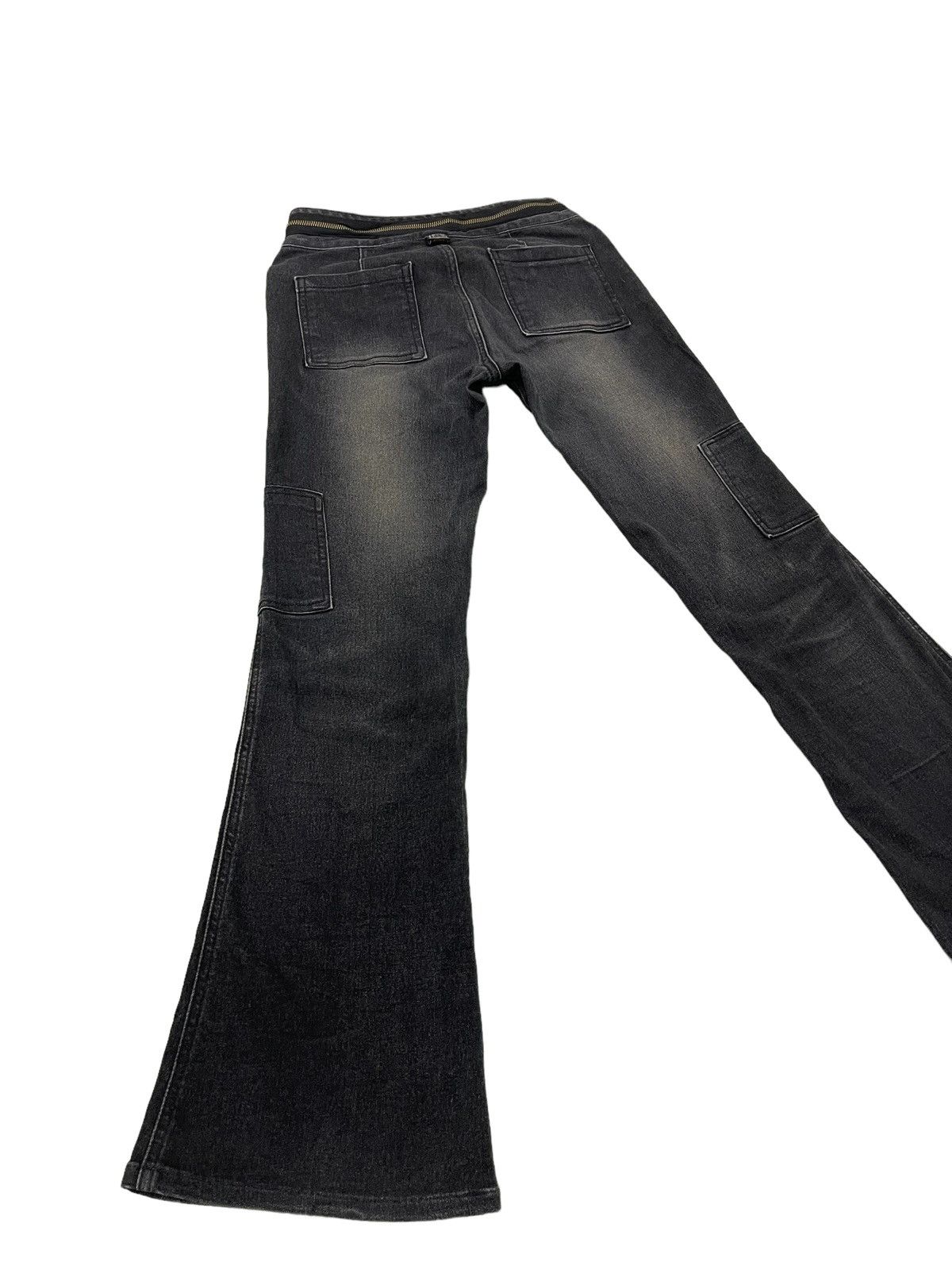Japanese Brand Flare Jeans Blue Jam Low Rise Stretch Boot Cut 2🟦3 Size US 28 / EU 44 - 12 Thumbnail