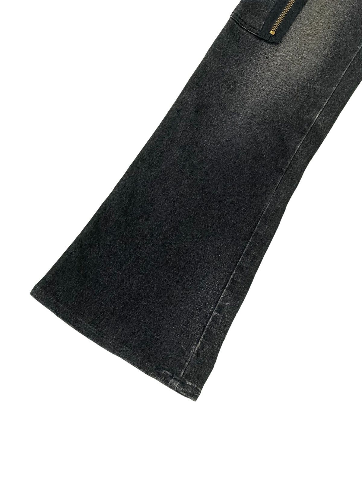 Japanese Brand Flare Jeans Blue Jam Low Rise Stretch Boot Cut 2🟦3 Size US 28 / EU 44 - 5 Thumbnail