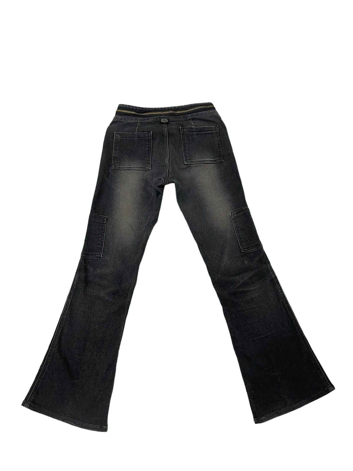Japanese Brand Flare Jeans Blue Jam Low Rise Stretch Boot Cut 2🟦3 Size US 28 / EU 44 - 11 Thumbnail