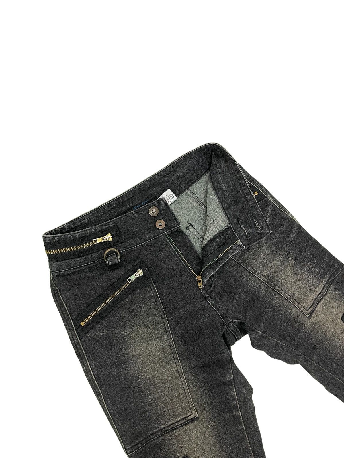 Japanese Brand Flare Jeans Blue Jam Low Rise Stretch Boot Cut 2🟦3 Size US 28 / EU 44 - 9 Thumbnail