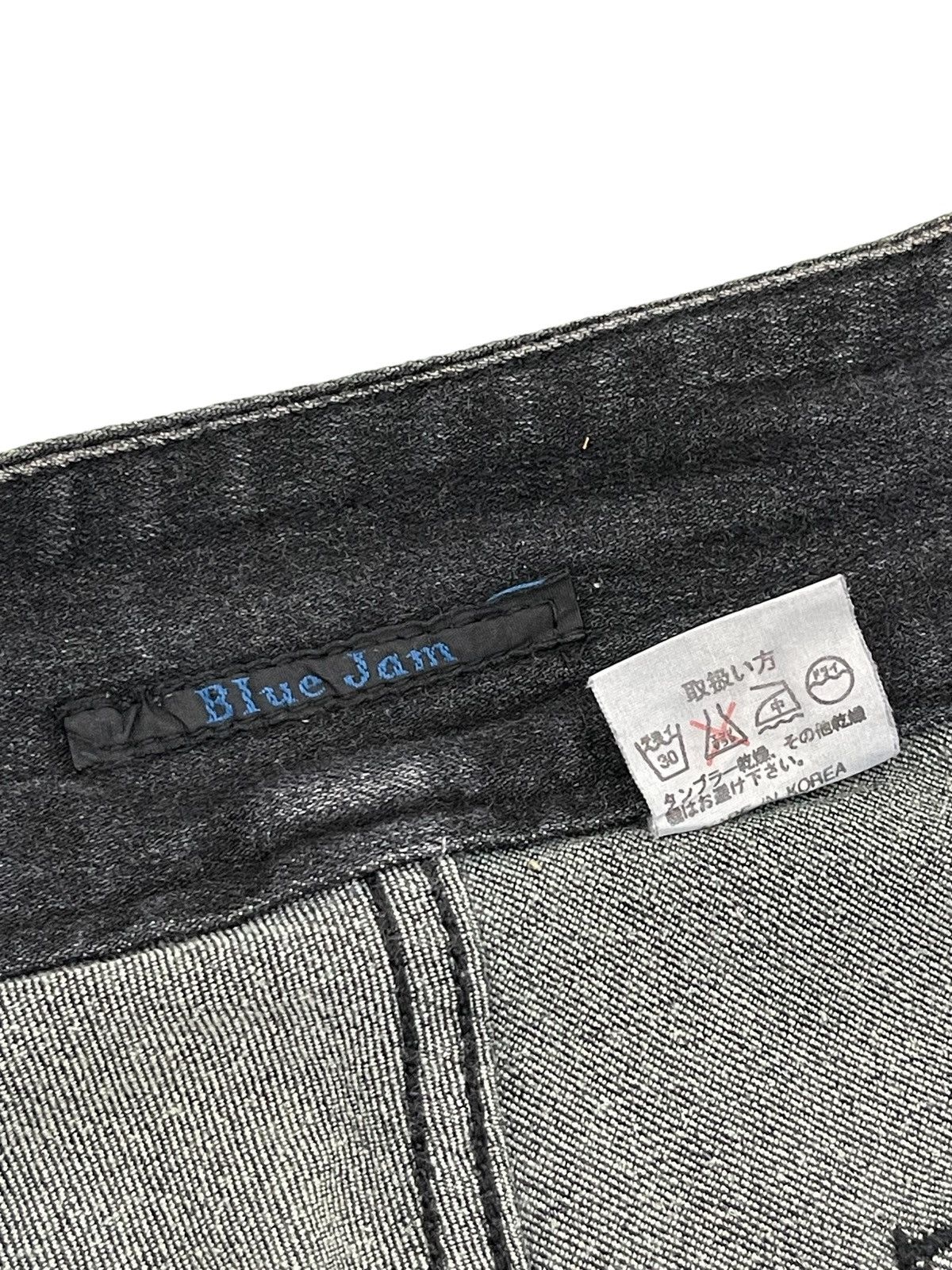 Japanese Brand Flare Jeans Blue Jam Low Rise Stretch Boot Cut 2🟦3 Size US 28 / EU 44 - 10 Thumbnail