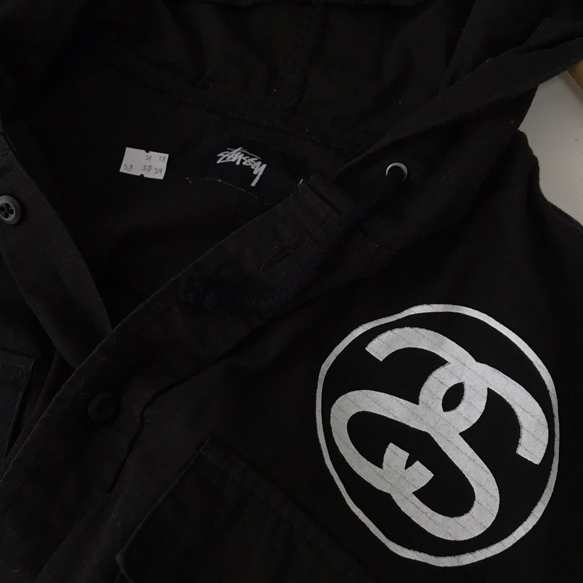 Stussy 💥🔥Vintage Stussy Streetwear hoodies button up shirt Size US M / EU 48-50 / 2 - 7 Thumbnail