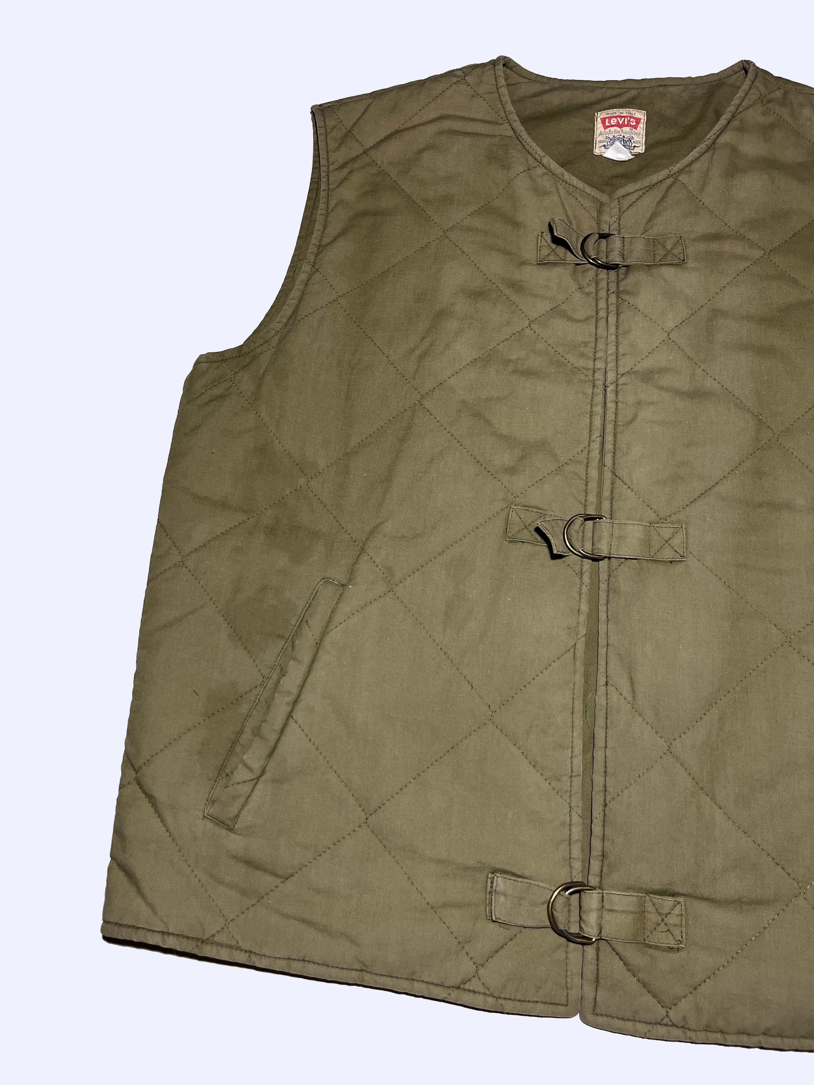 Levi's × Levi's Vintage Clothing × Vintage LEVIS 70s Vintage Padded Quilted Vest Gillet Size US L / EU 52-54 / 3 - 8 Thumbnail