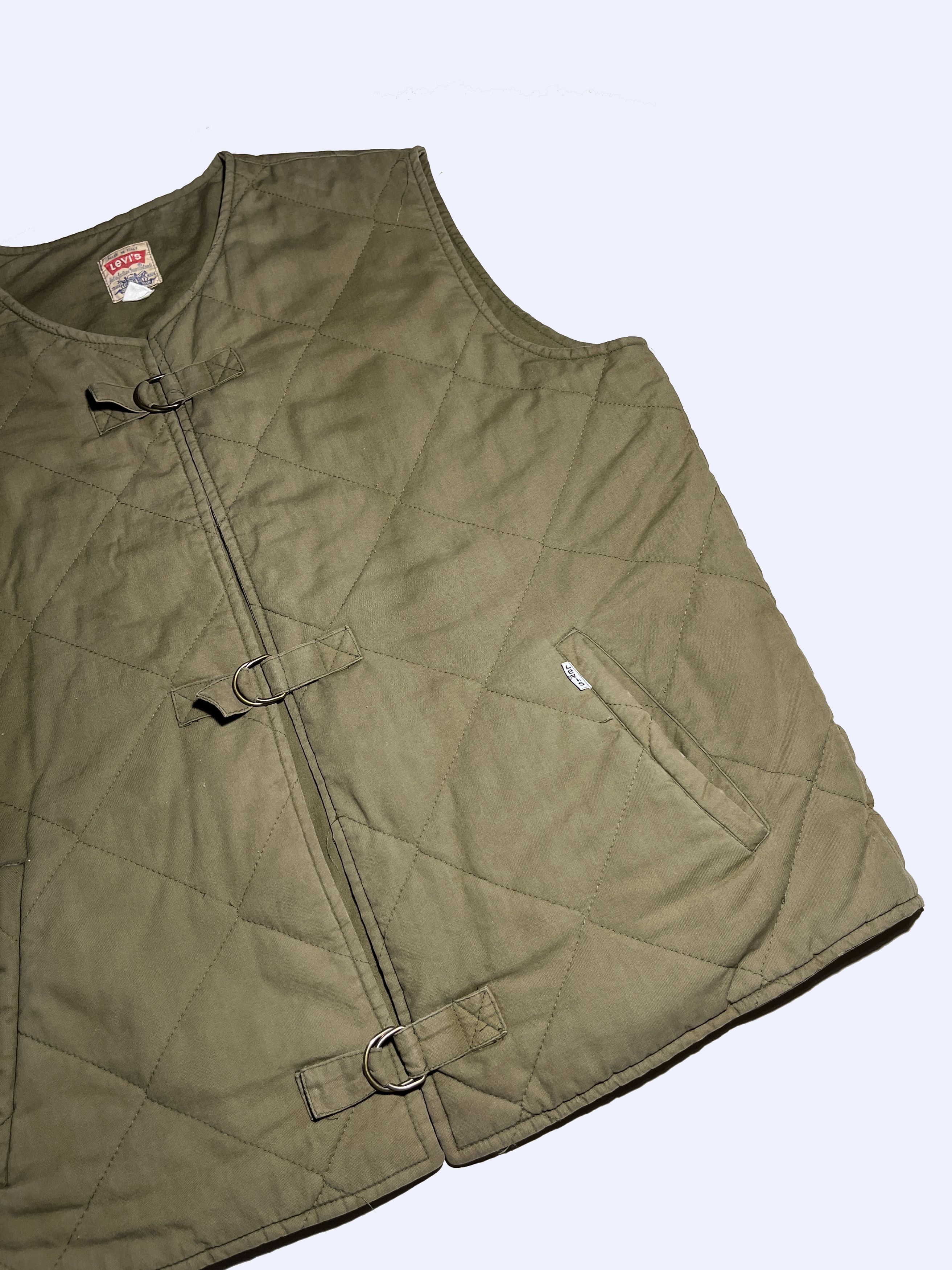 Levi's × Levi's Vintage Clothing × Vintage LEVIS 70s Vintage Padded Quilted Vest Gillet Size US L / EU 52-54 / 3 - 9 Thumbnail