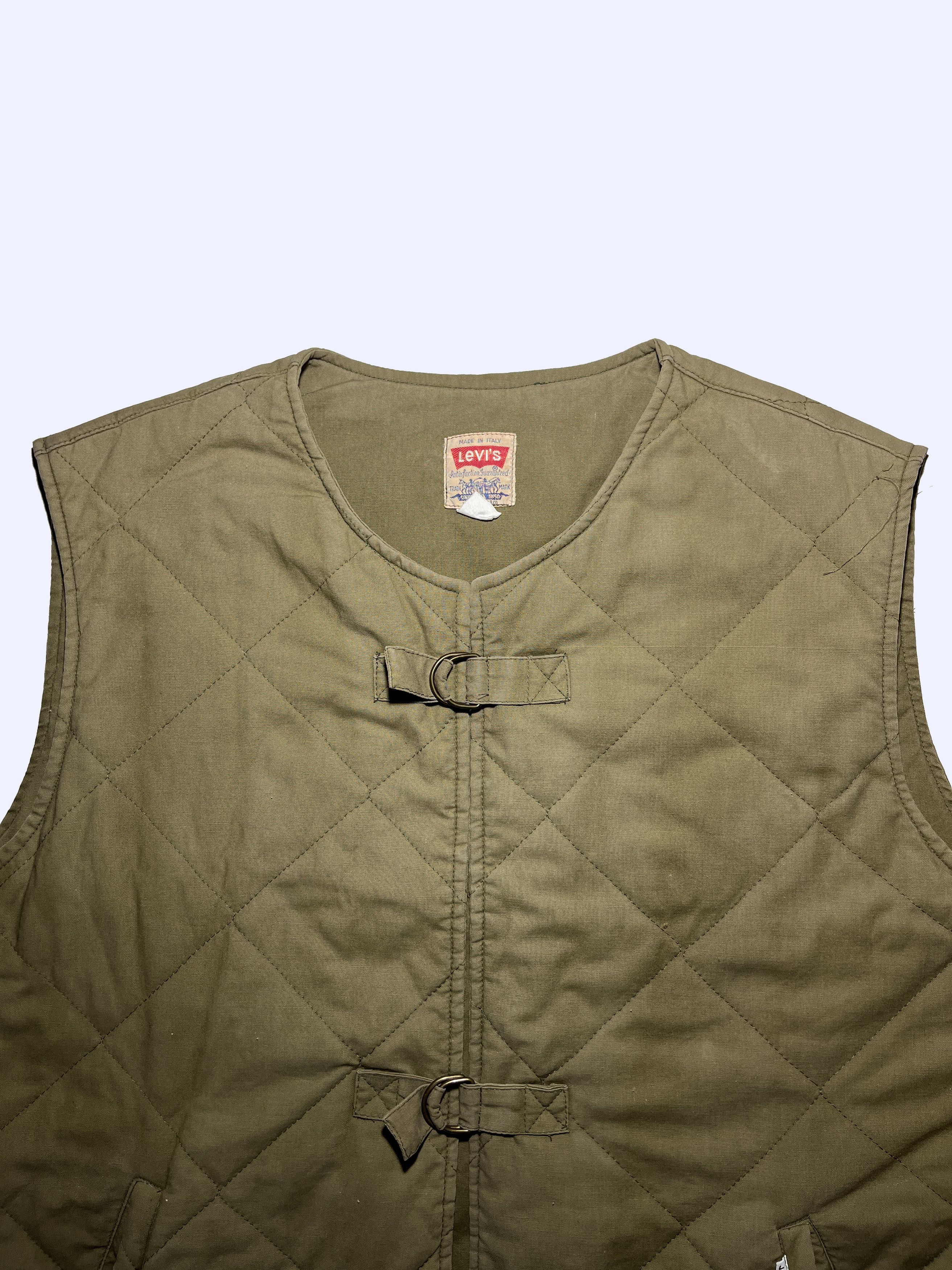 Levi's × Levi's Vintage Clothing × Vintage LEVIS 70s Vintage Padded Quilted Vest Gillet Size US L / EU 52-54 / 3 - 3 Thumbnail