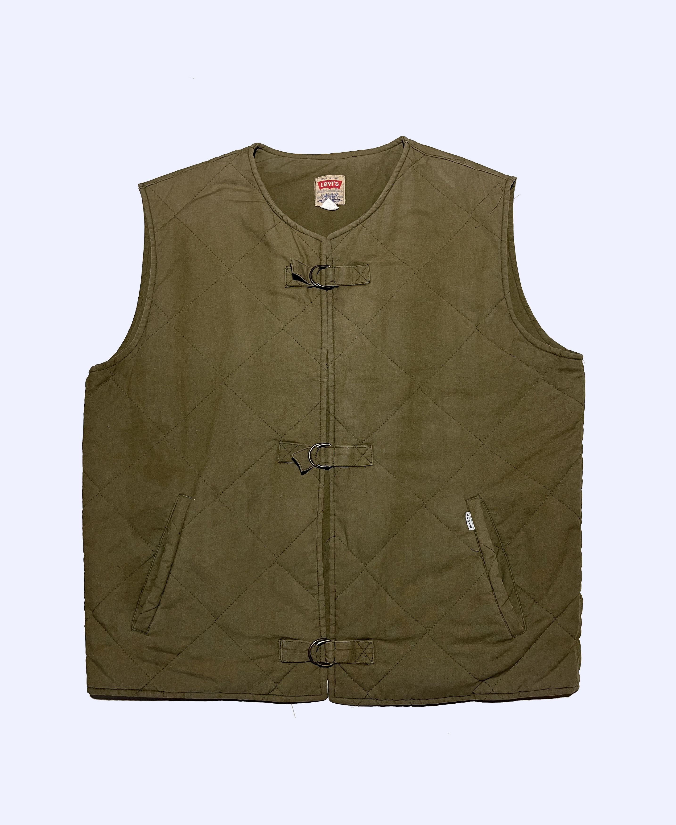 Levi's × Levi's Vintage Clothing × Vintage LEVIS 70s Vintage Padded Quilted Vest Gillet Size US L / EU 52-54 / 3 - 2 Thumbnail