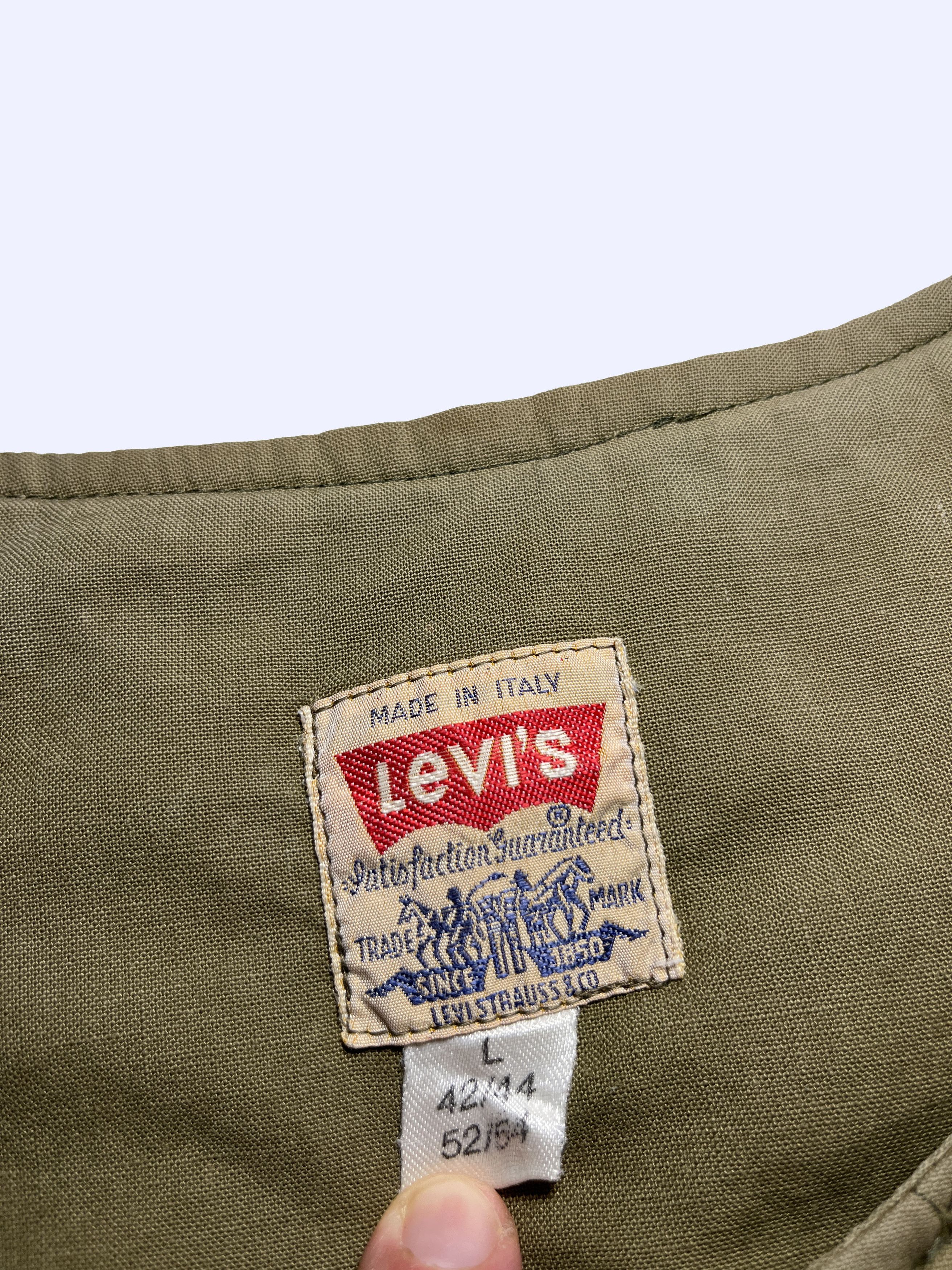Levi's × Levi's Vintage Clothing × Vintage LEVIS 70s Vintage Padded Quilted Vest Gillet Size US L / EU 52-54 / 3 - 5 Thumbnail