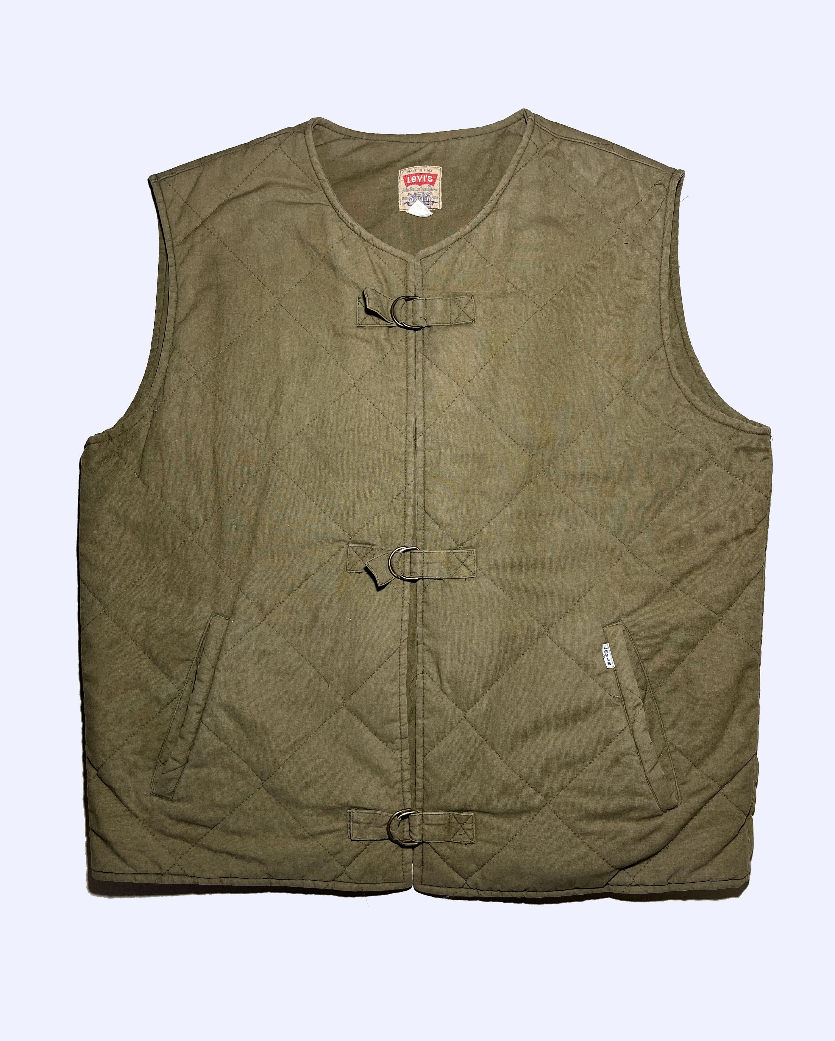 Levi's × Levi's Vintage Clothing × Vintage LEVIS 70s Vintage Padded Quilted Vest Gillet Size US L / EU 52-54 / 3 - 1 Thumbnail