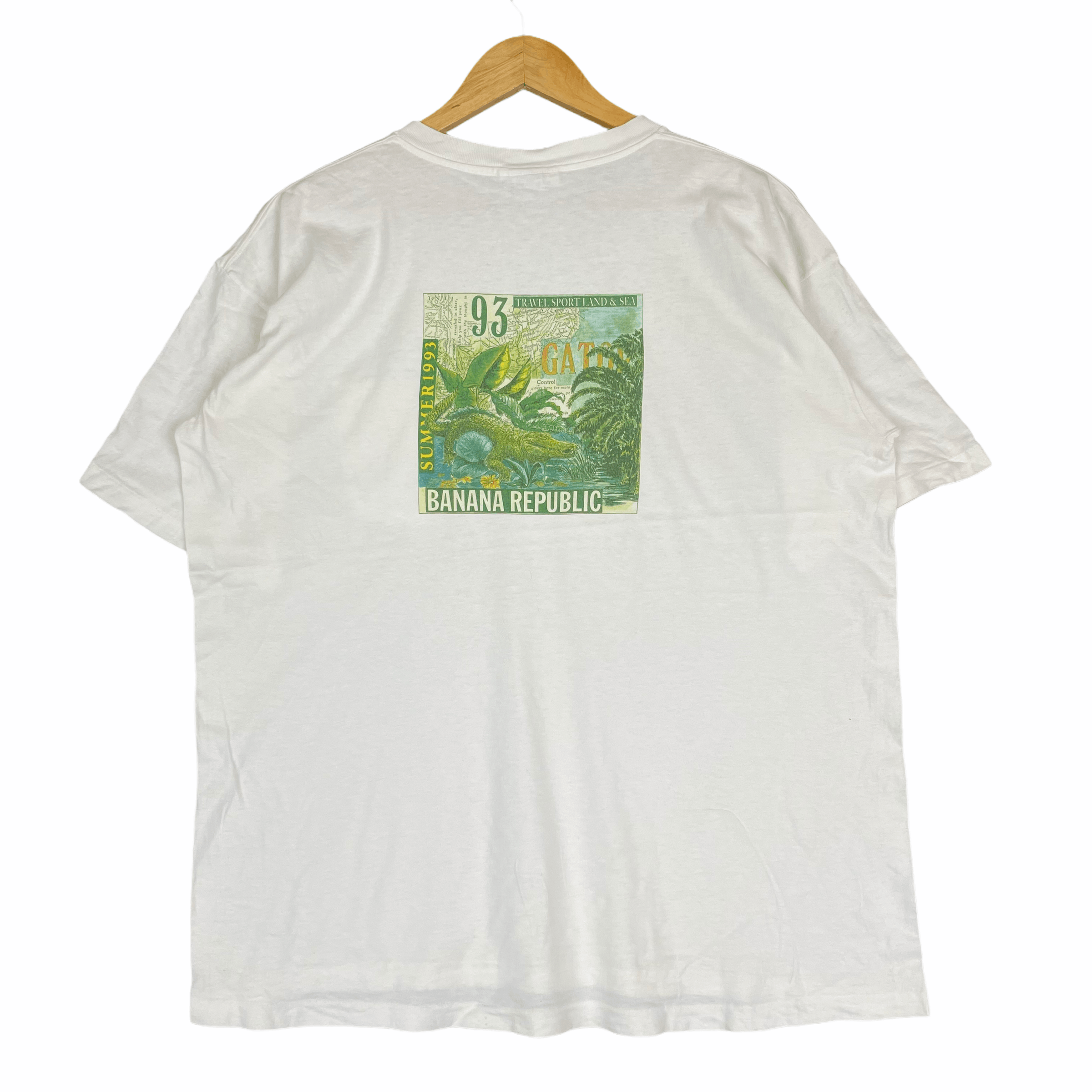 Vintage 90s BANANA REPUBLIC USA Summer 1993 Big Print
