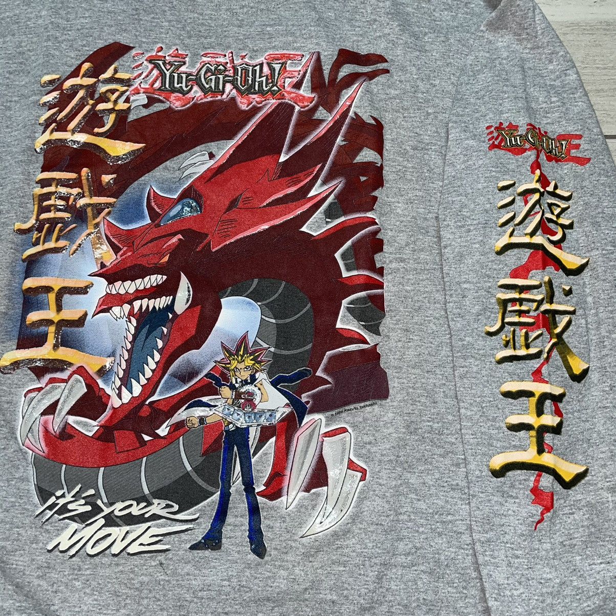 Anime × Cartoon Network × Vintage Yugioh Red Dragon Longsleeve Size US M / EU 48-50 / 2 - 2 Thumbnail