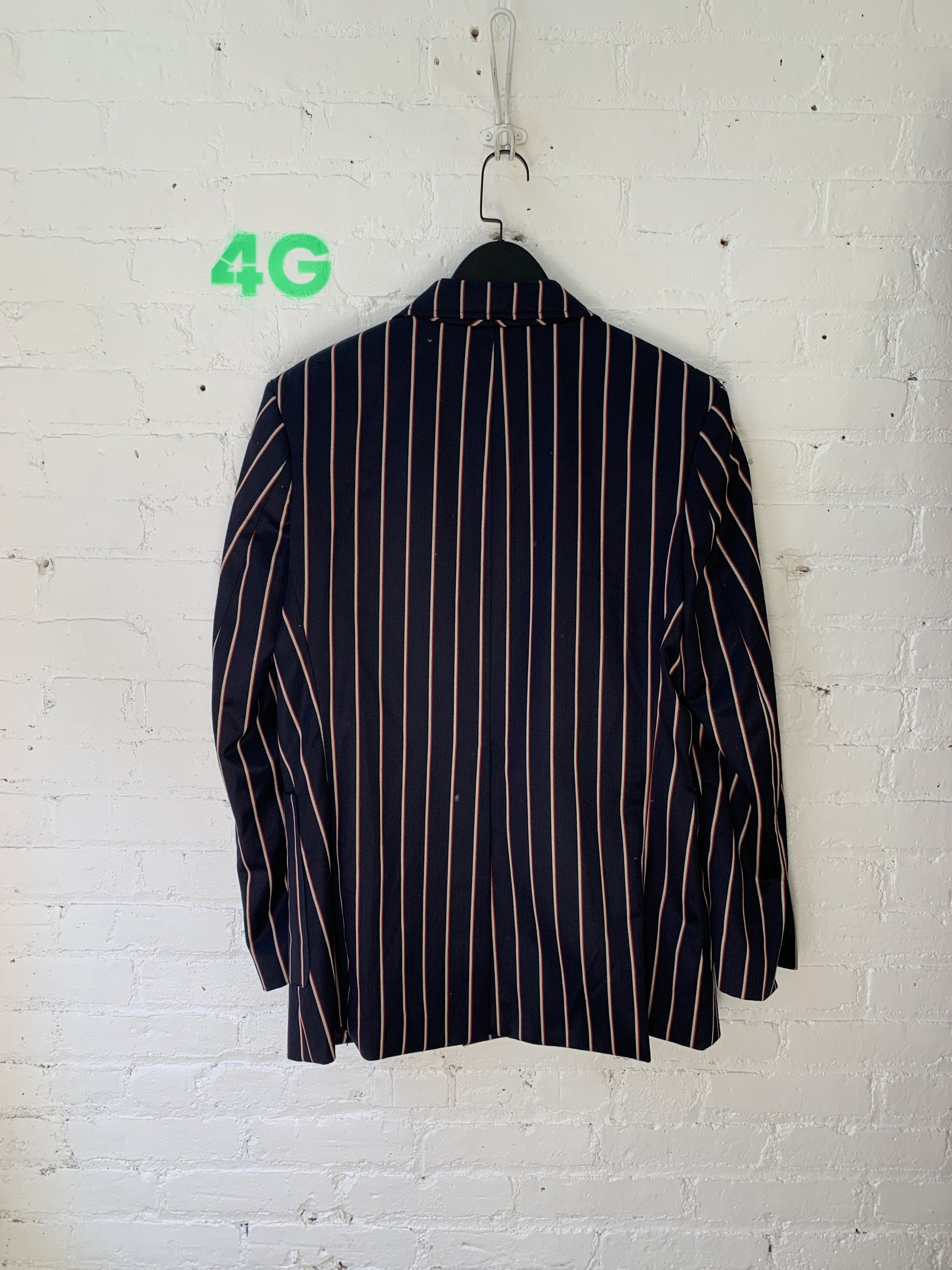 Enfants Riches Deprimes ERD SATIN PINSTRIPE BLAZER JACKET Size US M / EU 48-50 / 2 - 2 Thumbnail