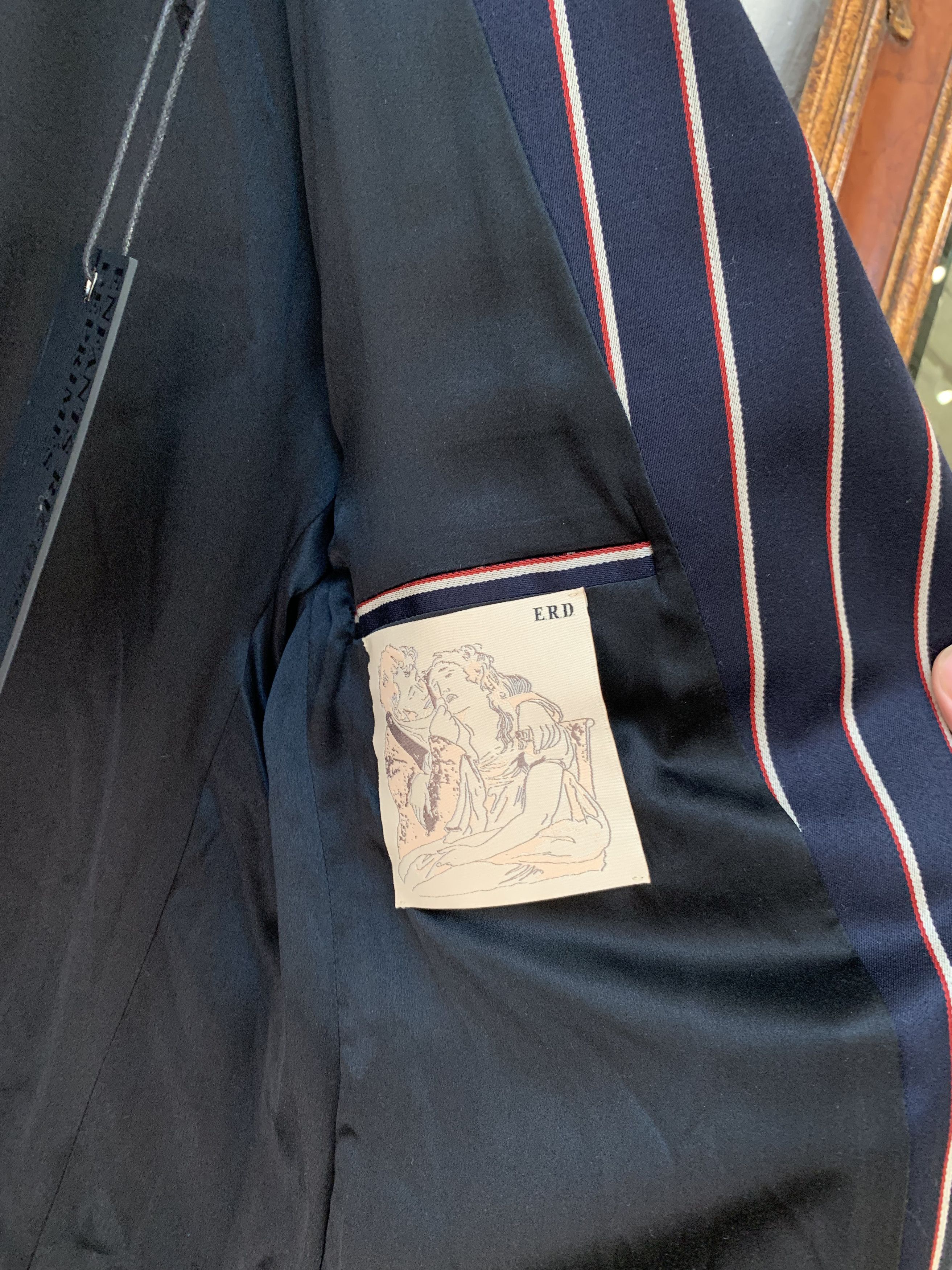 Enfants Riches Deprimes ERD SATIN PINSTRIPE BLAZER JACKET Size US M / EU 48-50 / 2 - 4 Thumbnail