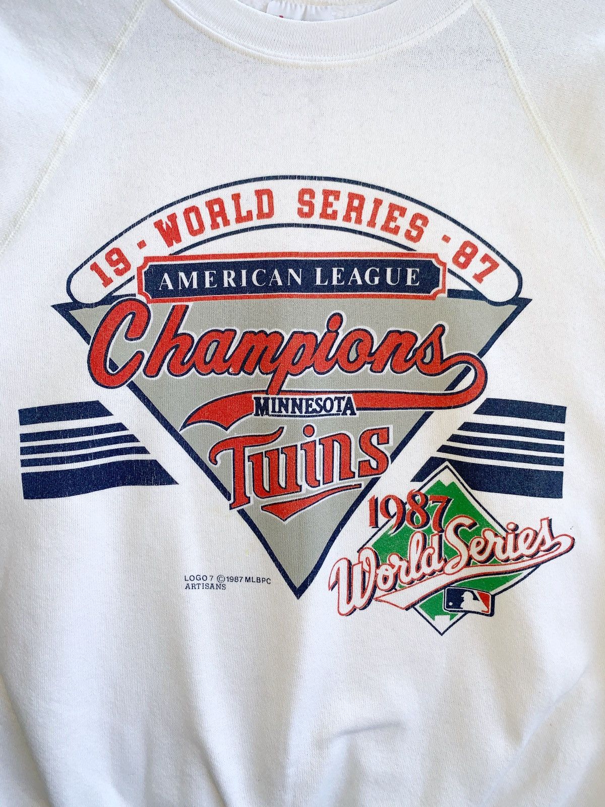 MLB Vintage 1987 Minnesota Twins World Series MLB Sweatshirt Size US M / EU 48-50 / 2 - 3 Thumbnail