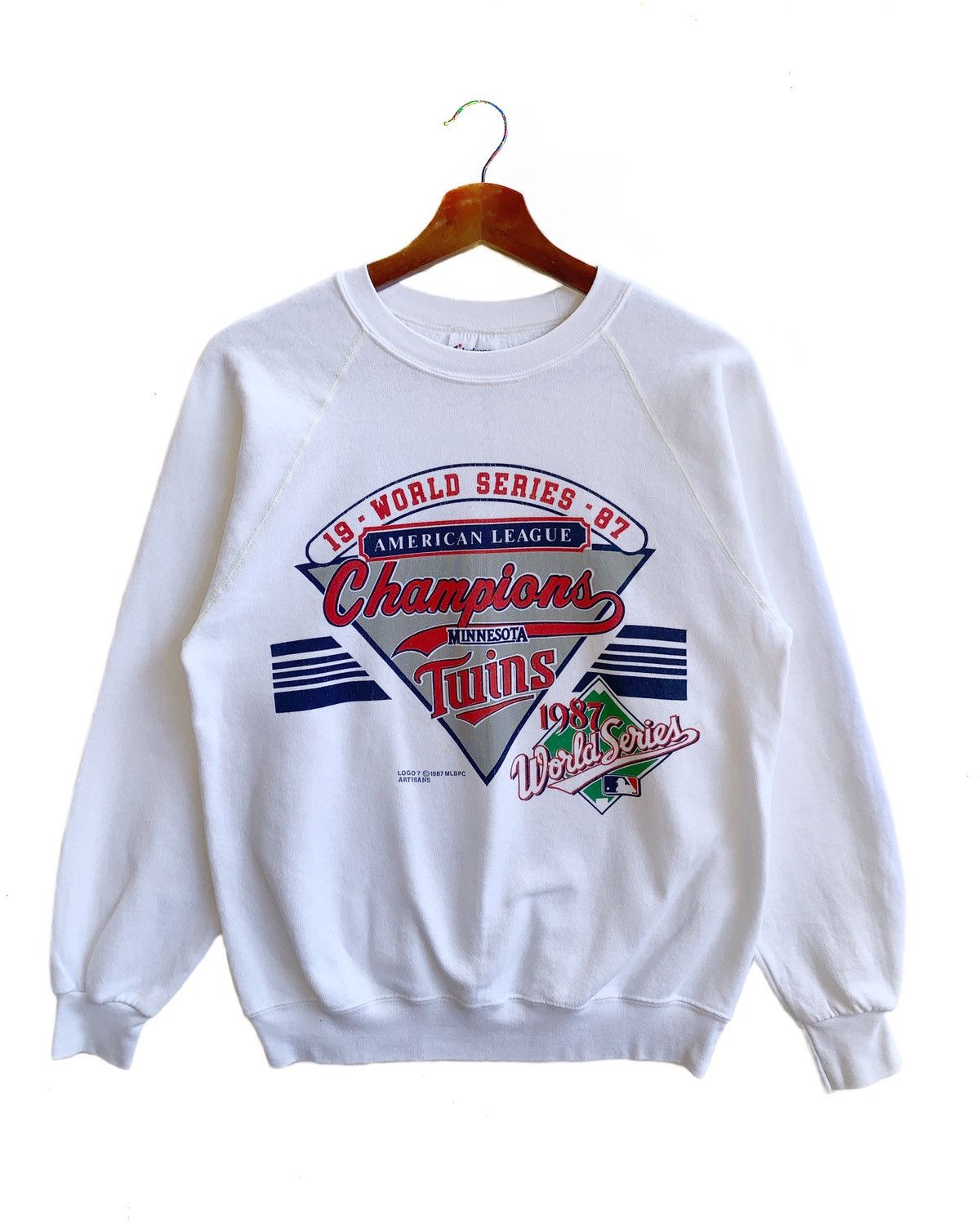 MLB Vintage 1987 Minnesota Twins World Series MLB Sweatshirt Size US M / EU 48-50 / 2 - 1 Thumbnail