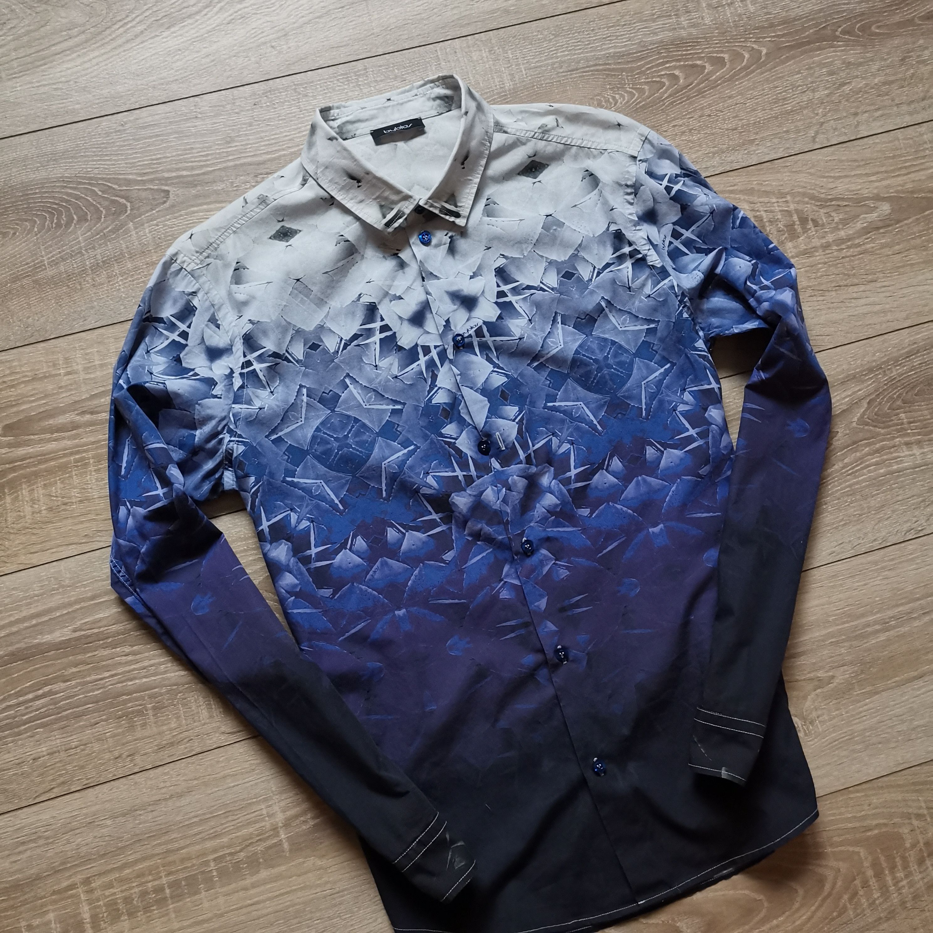 Byblos Byblos surrealism geometrical pattern shirt RARE Italy Size US L / EU 52-54 / 3 - 2 Thumbnail