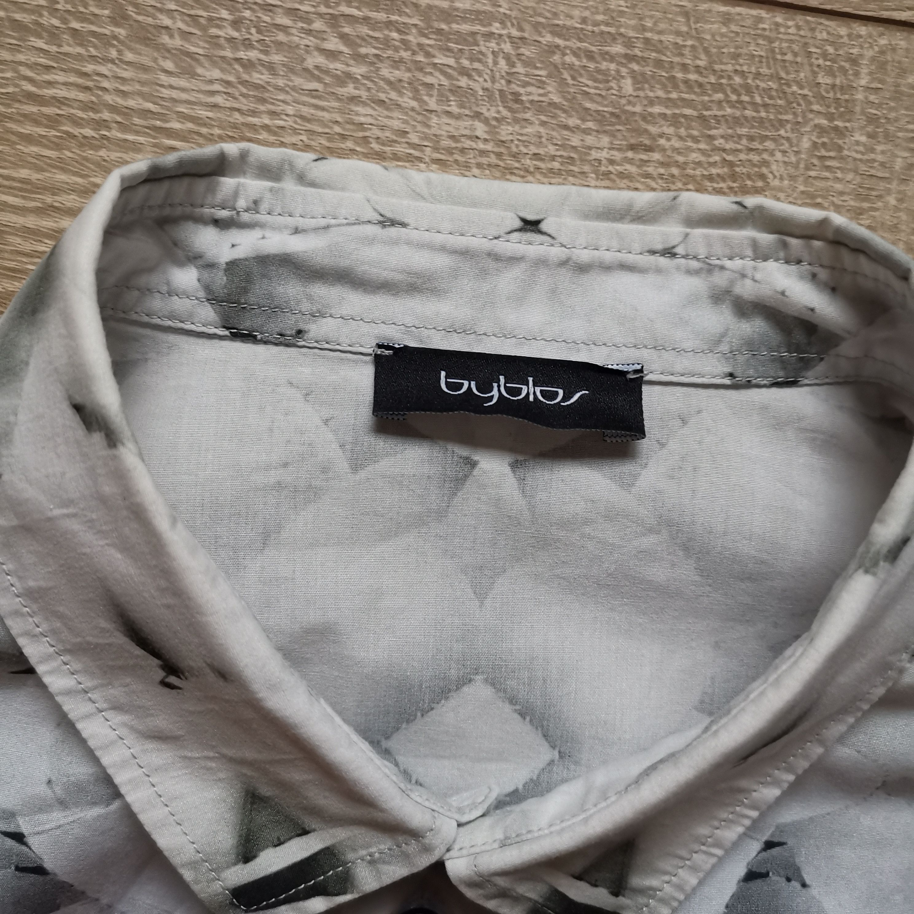 Byblos Byblos surrealism geometrical pattern shirt RARE Italy Size US L / EU 52-54 / 3 - 6 Thumbnail