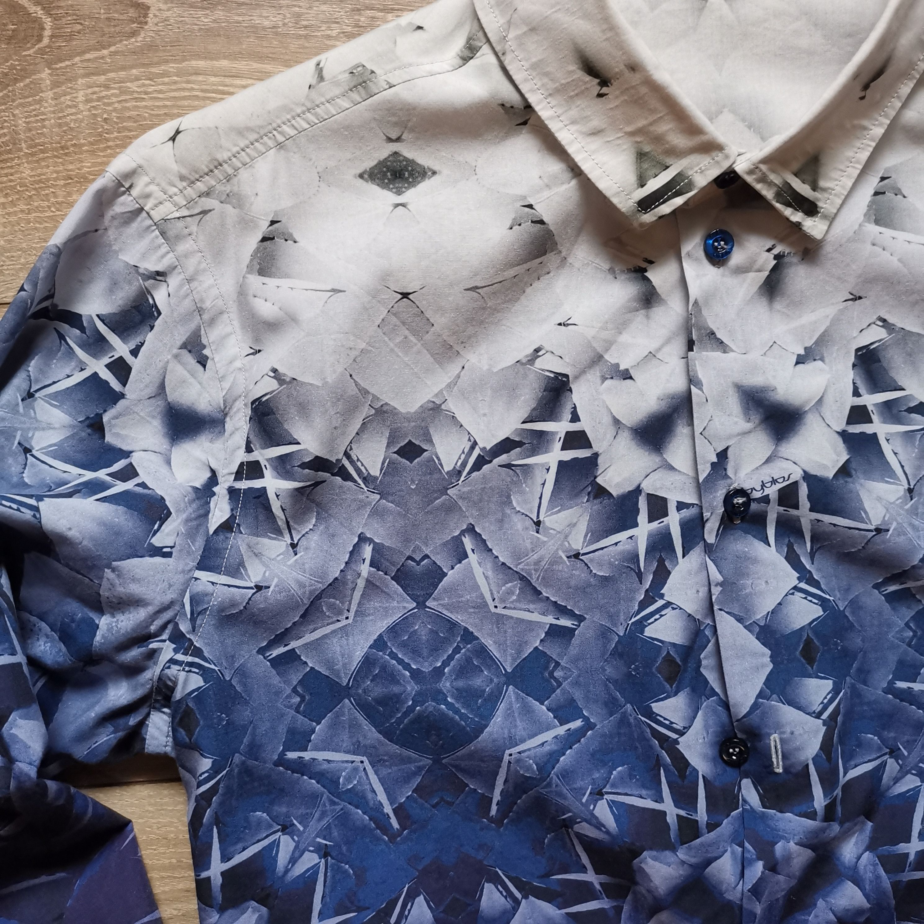 Byblos Byblos surrealism geometrical pattern shirt RARE Italy Size US L / EU 52-54 / 3 - 4 Thumbnail