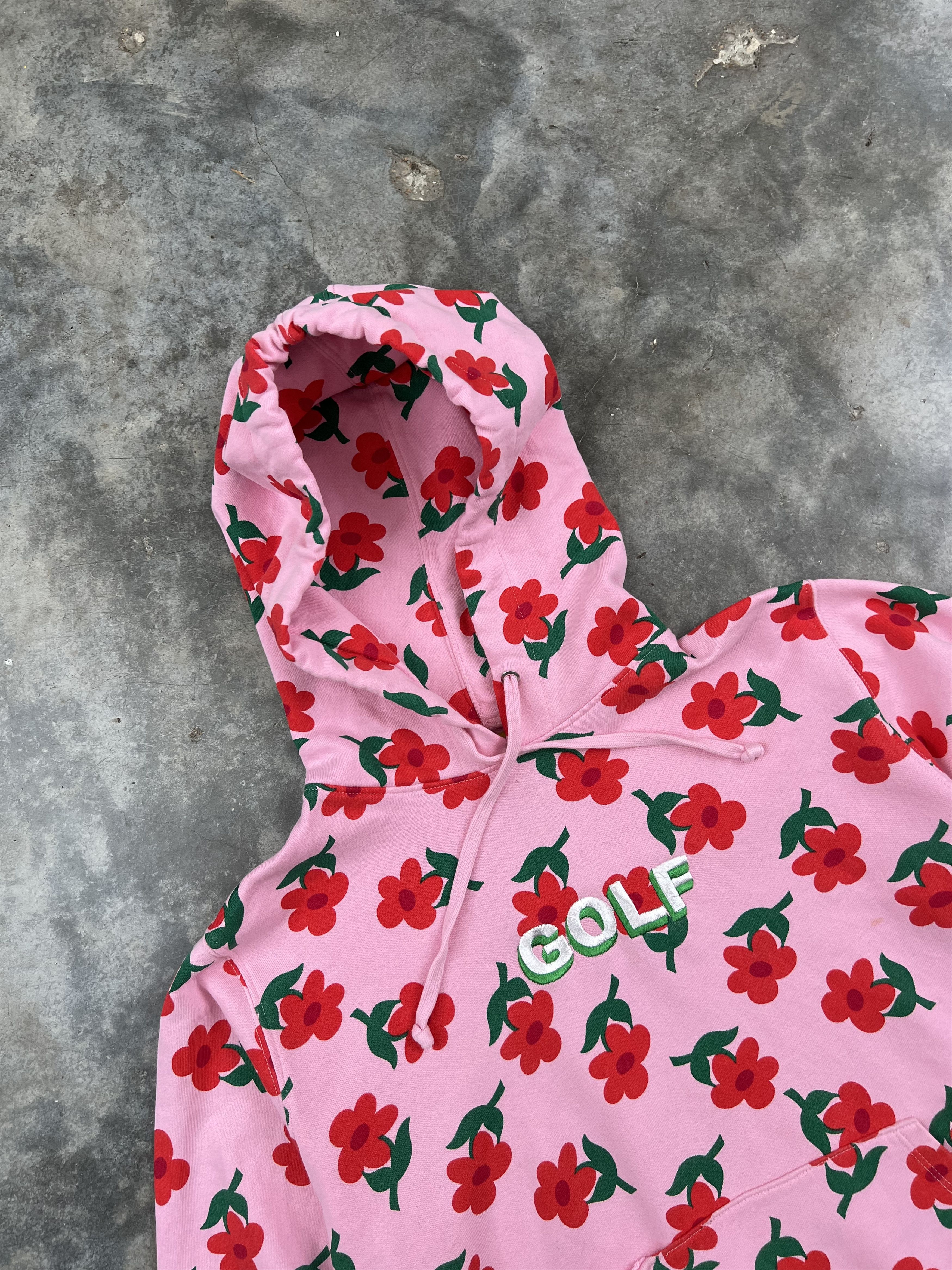 Golf Wang Golf Wang Find Some Time Pink Hoodie Sz. Small Odd Future Size US S / EU 44-46 / 1 - 2 Thumbnail