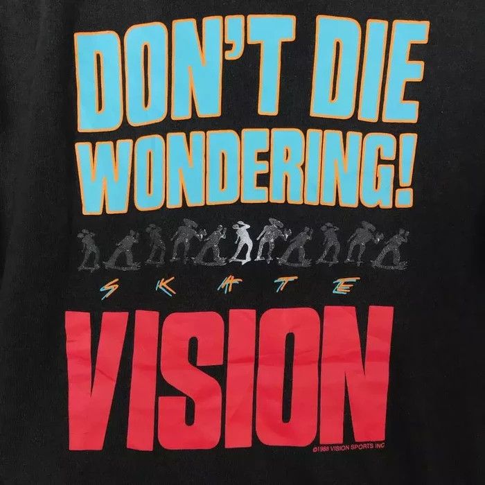 Vision Streetwear Vintage 80 VISION STREET WEAR Dont Die Wondering Skateboard Size US M / EU 48-50 / 2 - 2 Thumbnail