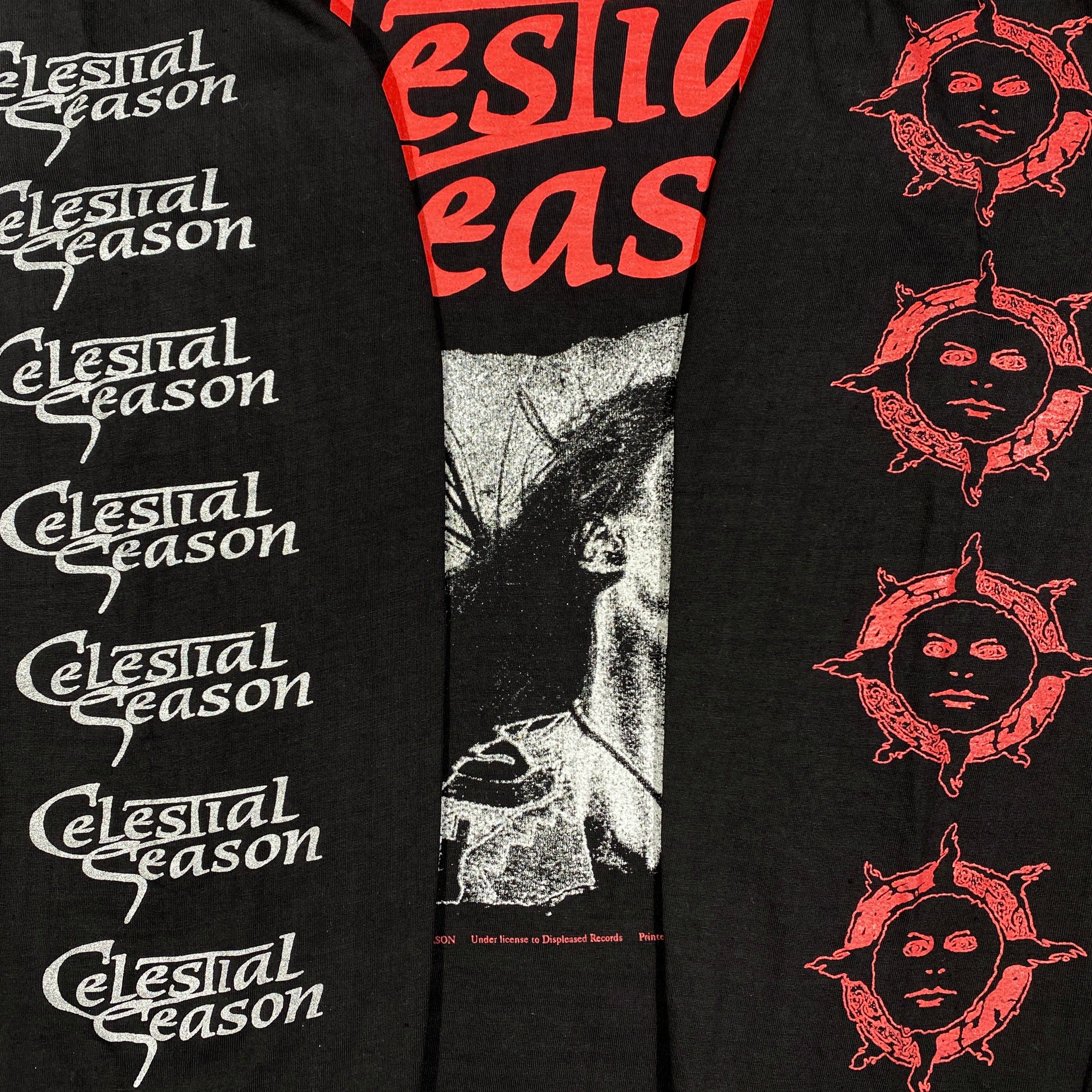 Band Tees Vintage 1995 Celestial Season ‘Solar Lovers‘ Promo LS Shirt Size US XL / EU 56 / 4 - 7 Thumbnail