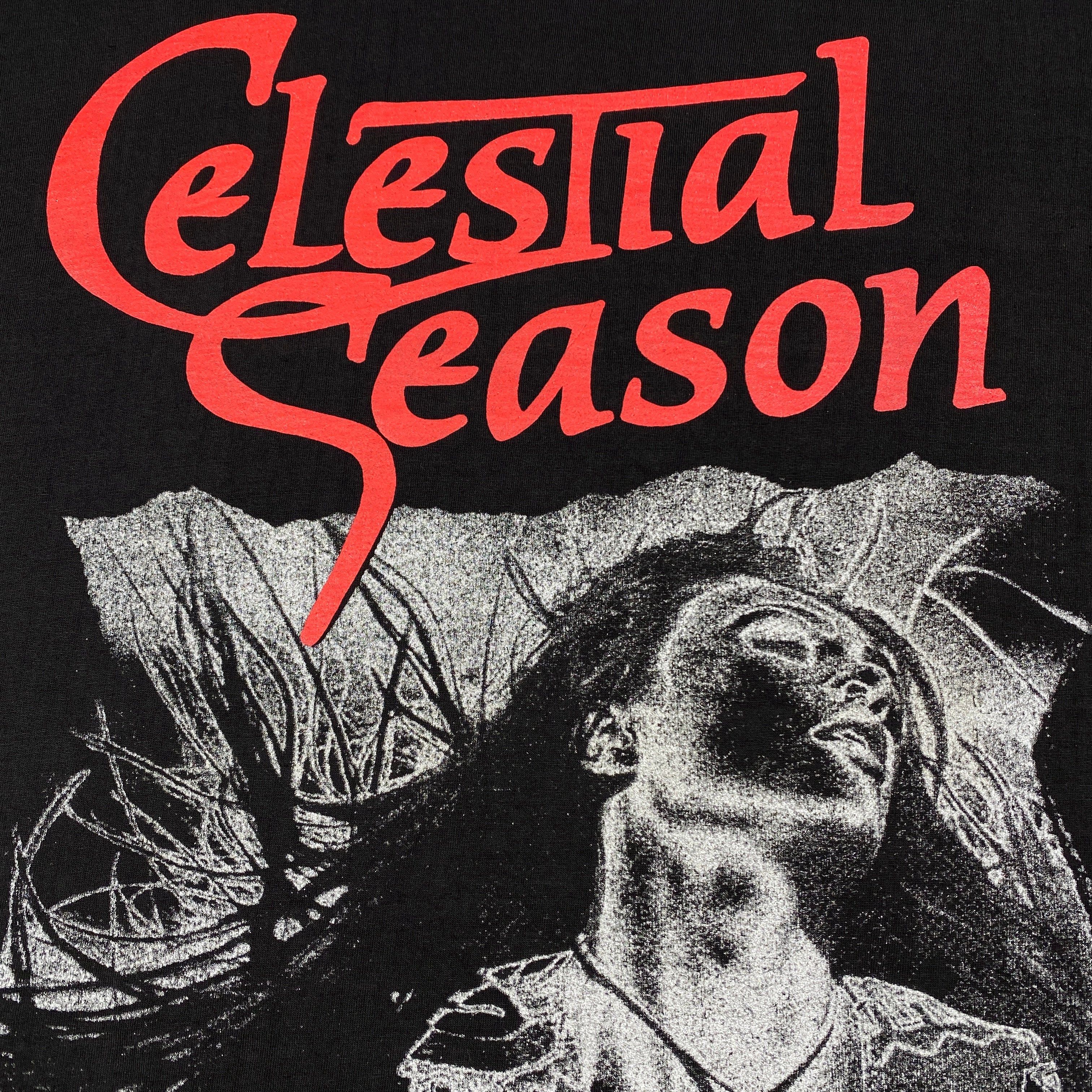 Band Tees Vintage 1995 Celestial Season ‘Solar Lovers‘ Promo LS Shirt Size US XL / EU 56 / 4 - 5 Thumbnail
