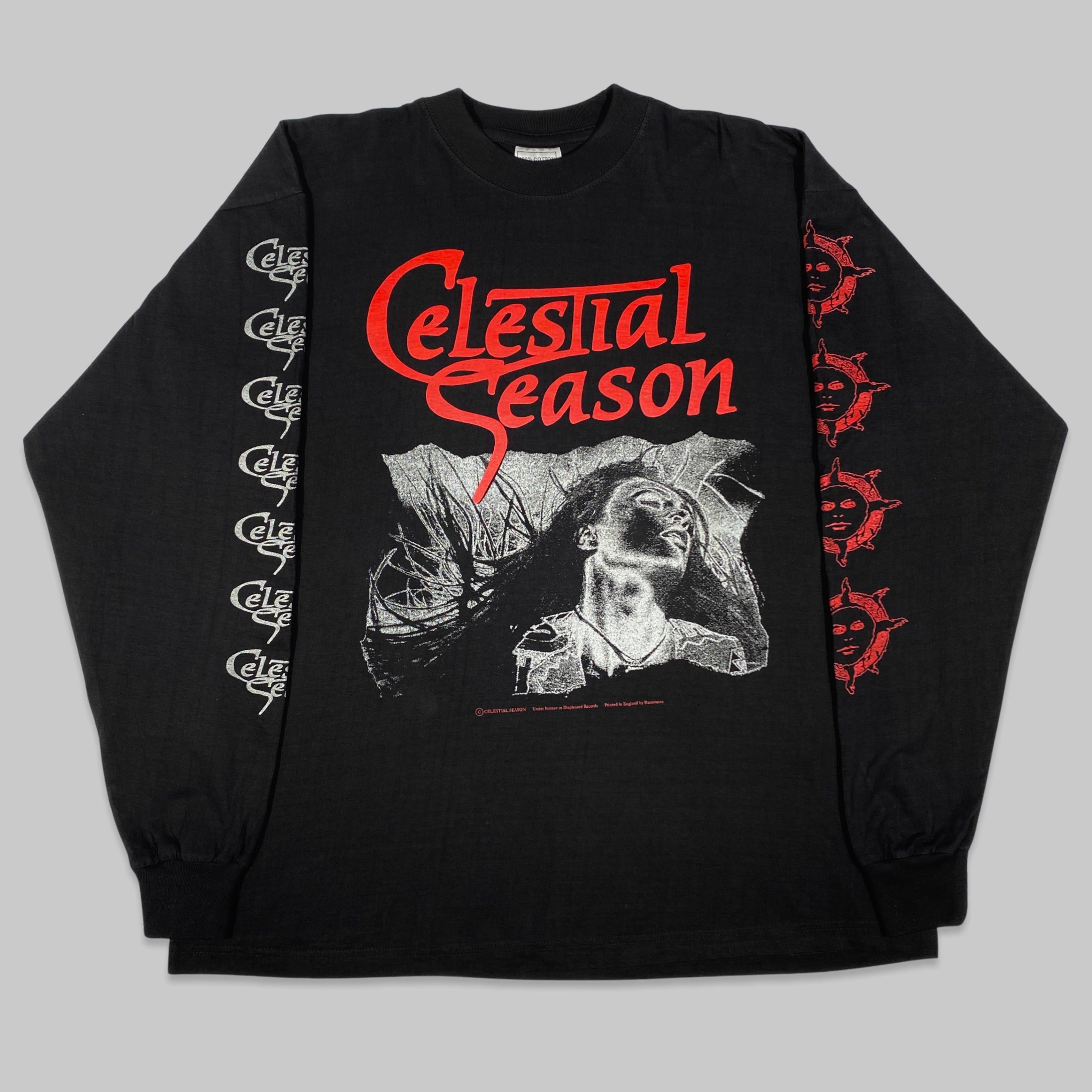 Band Tees Vintage 1995 Celestial Season ‘Solar Lovers‘ Promo LS Shirt Size US XL / EU 56 / 4 - 2 Thumbnail