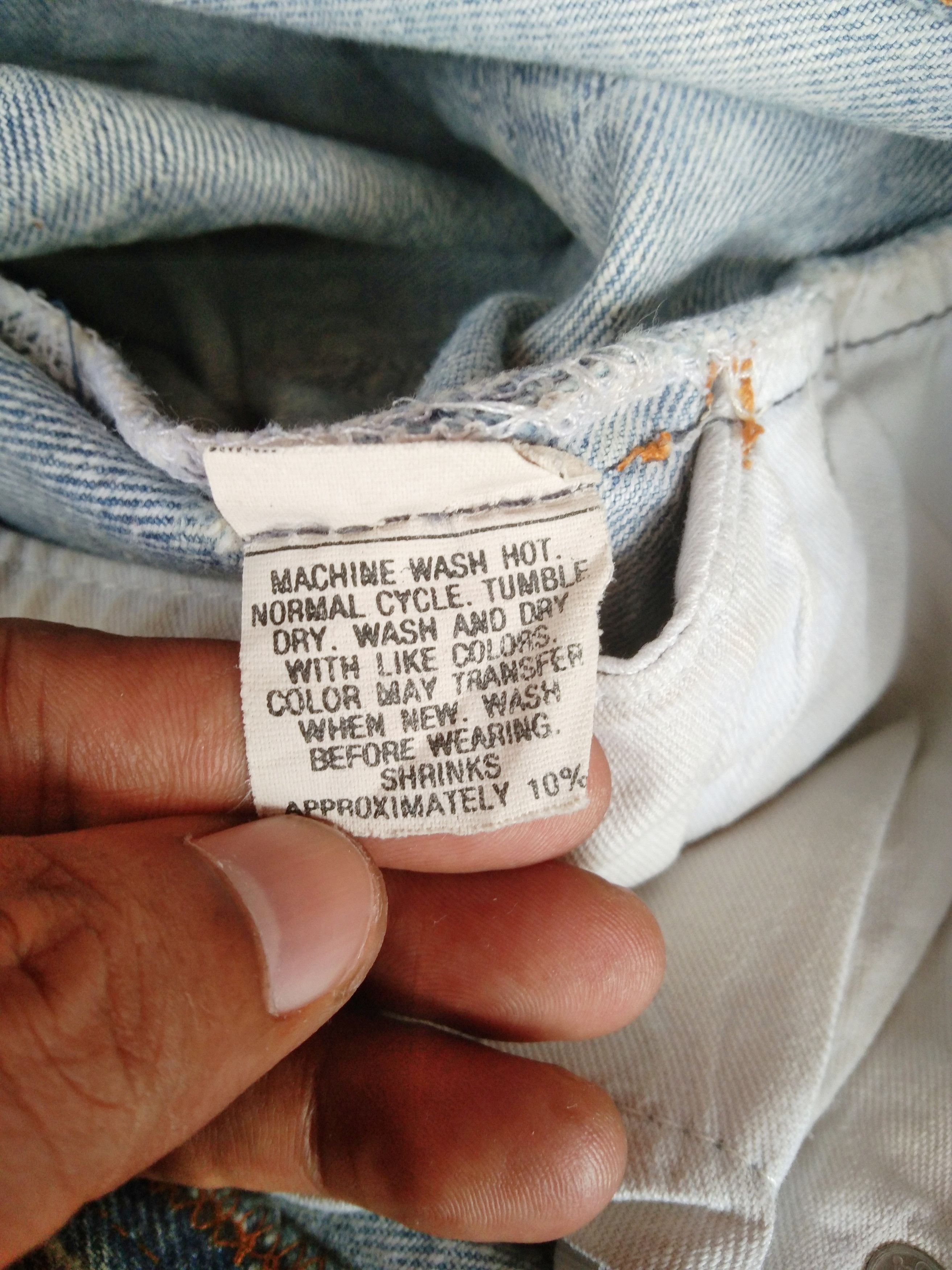 Levi's 80s Vintage Levi's 501 Made In USA Distressed Jeans 31x30 Size US 31 - 13 Thumbnail
