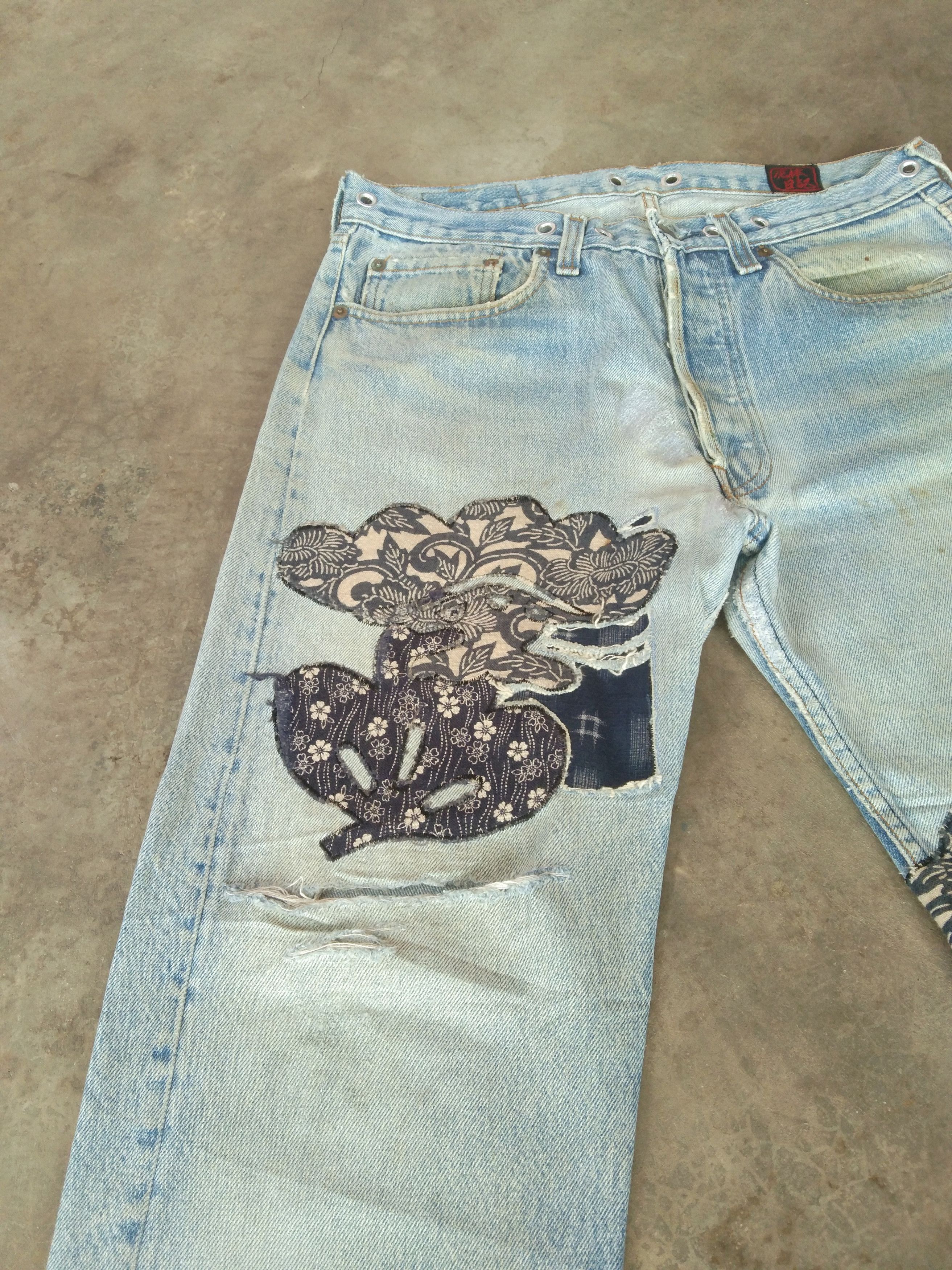 Levi's 80s Vintage Levi's 501 Made In USA Distressed Jeans 31x30 Size US 31 - 5 Thumbnail