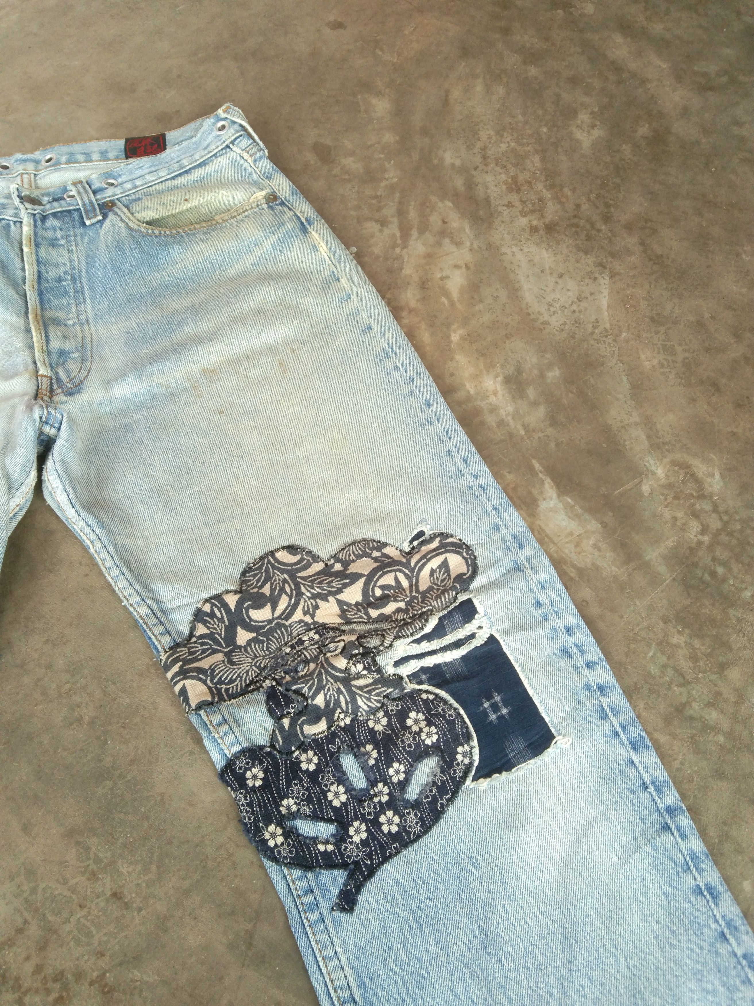Levi's 80s Vintage Levi's 501 Made In USA Distressed Jeans 31x30 Size US 31 - 7 Thumbnail