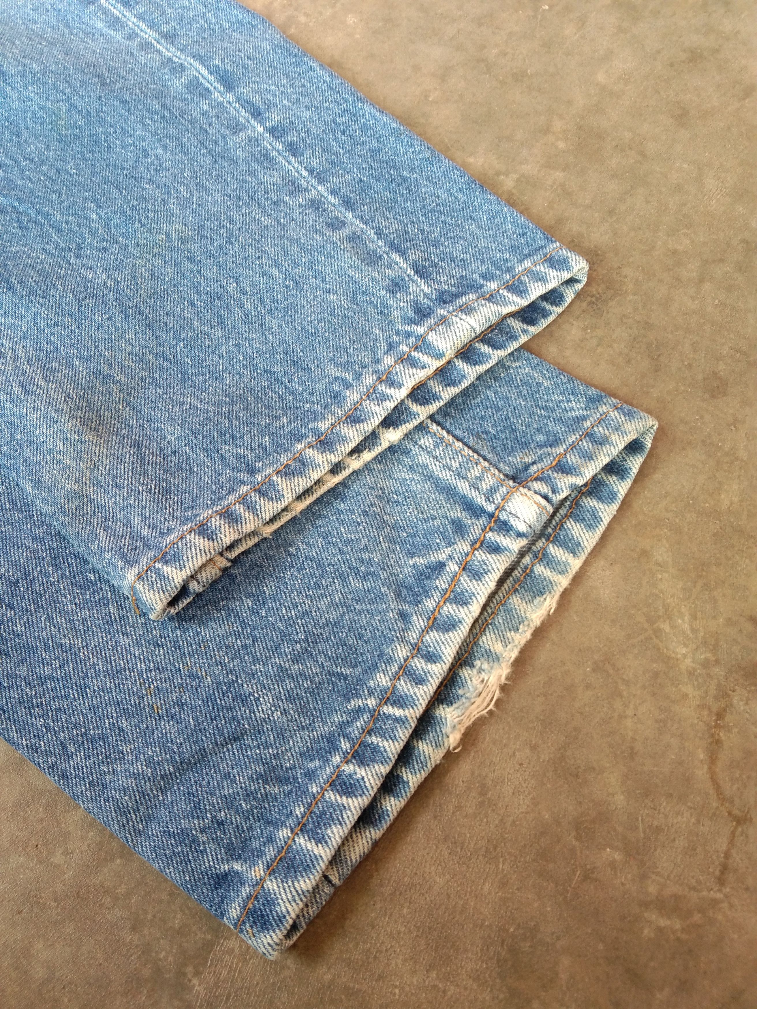 Levi's 90s Vintage Levi's 501 xx Made In USA Distressed Jeans 31x30 Size US 31 - 5 Thumbnail