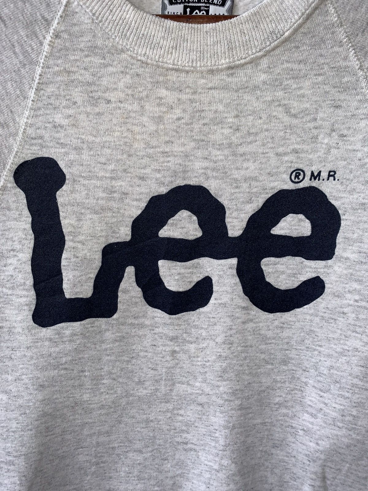 Lee Vintage 90s Lee Big Logo Sweatshirt/Size M/Grey Colour Size US M / EU 48-50 / 2 - 3 Thumbnail