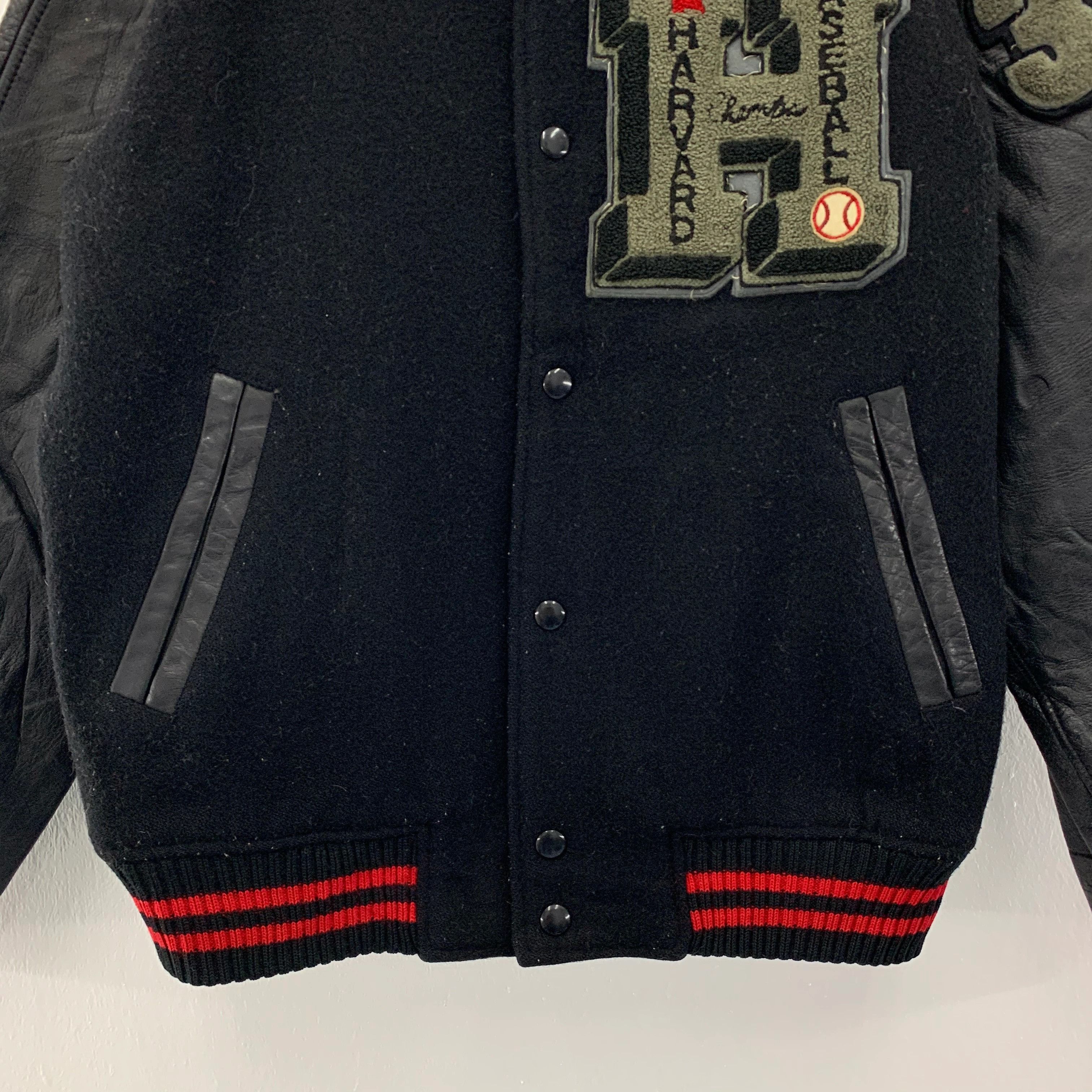 Vintage Vintage Harvard Baseball Varsity Jacket Size US L / EU 52-54 / 3 - 2 Thumbnail