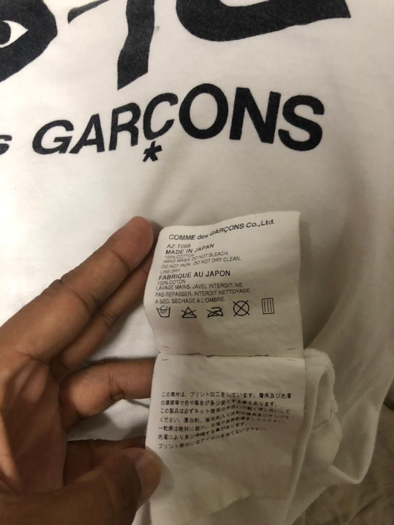Comme des Garcons Homme Plus × Comme des Garcons PLAY Comme Des Garçons Play Mirror Spellout Logo Size US M / EU 48-50 / 2 - 7 Thumbnail