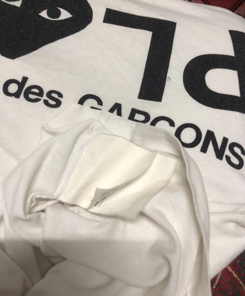Comme des Garcons Homme Plus × Comme des Garcons PLAY Comme Des Garçons Play Mirror Spellout Logo Size US M / EU 48-50 / 2 - 6 Thumbnail