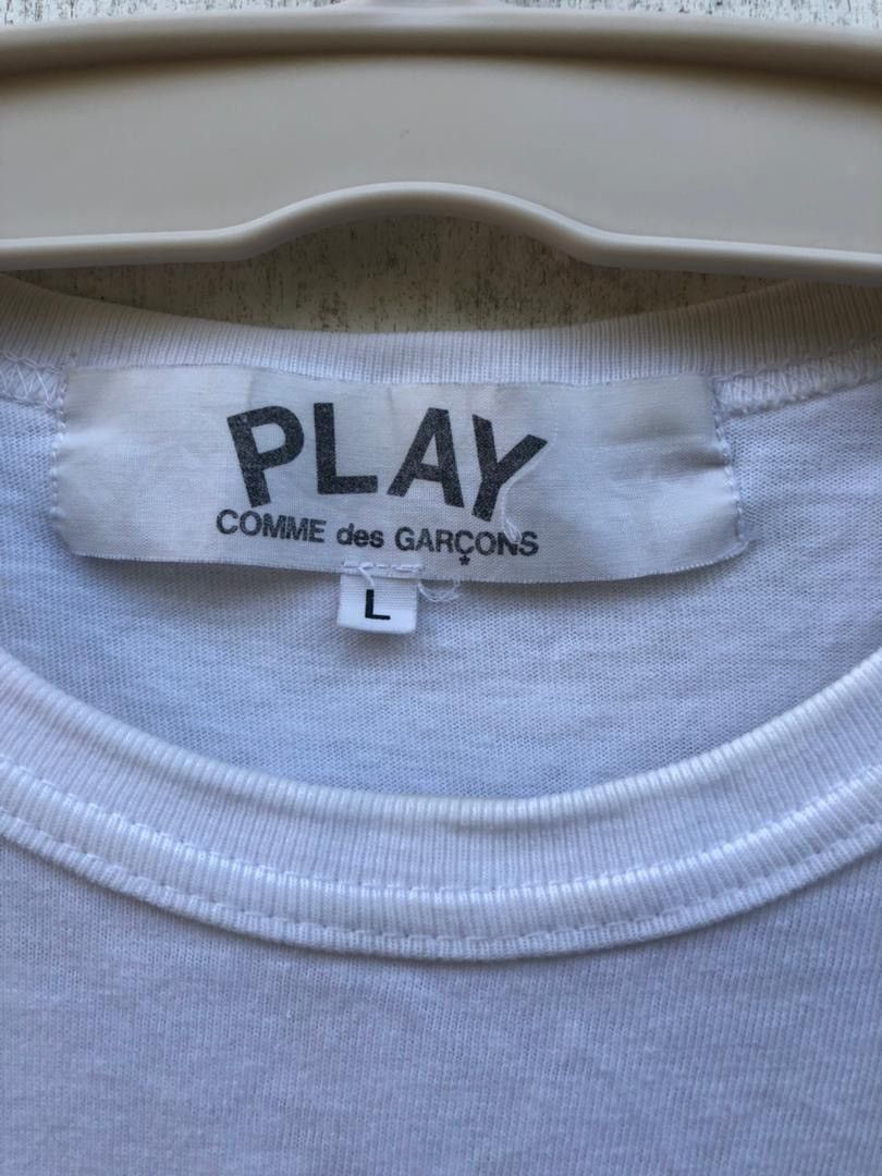 CDG by Comme des Garcons × Comme des Garcons Homme Plus × Comme des Garcons PLAY Rare Comme Des Garçons Pink Heart Love Logo Shirt Size US L / EU 52-54 / 3 - 7 Thumbnail