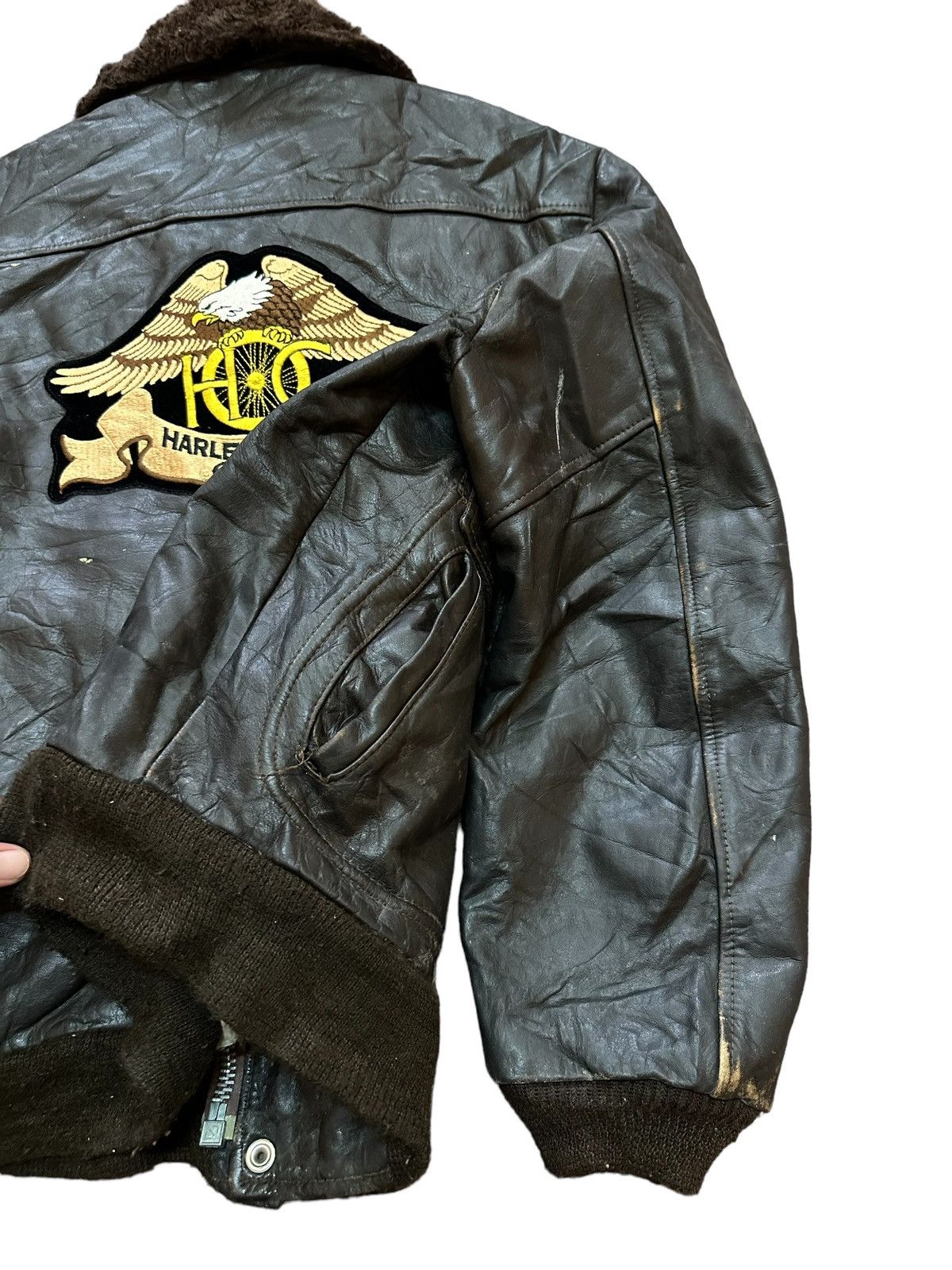 Vintage vintage harley owners group leather jacket Size US S / EU 44-46 / 1 - 10 Thumbnail