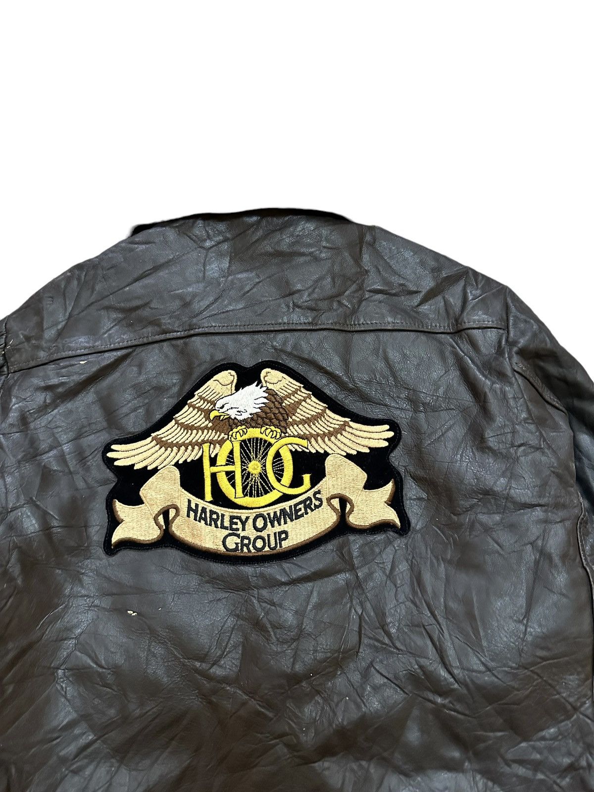 Vintage vintage harley owners group leather jacket Size US S / EU 44-46 / 1 - 9 Thumbnail
