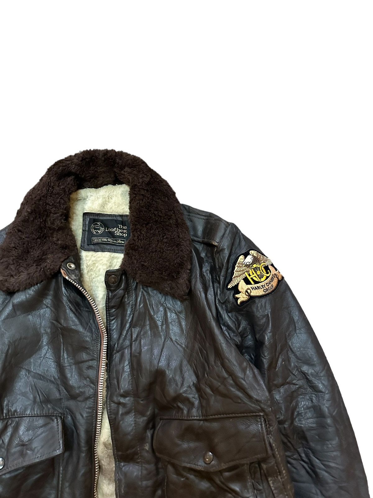 Vintage vintage harley owners group leather jacket Size US S / EU 44-46 / 1 - 5 Thumbnail