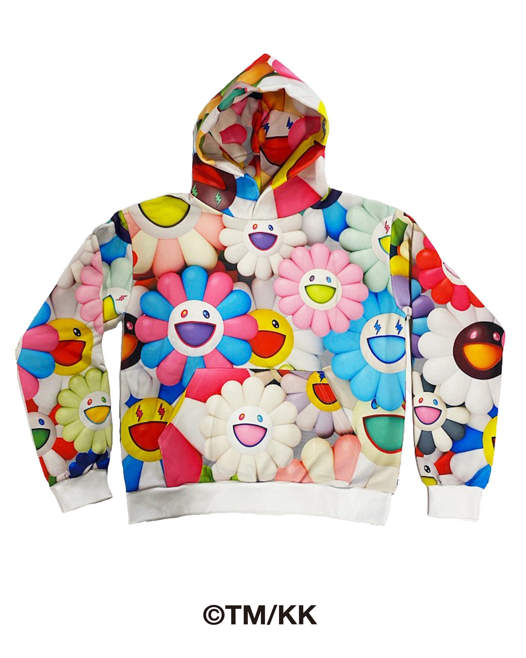L J Balvin x Takashi Murakami All Over Flowers Hoodie Multi