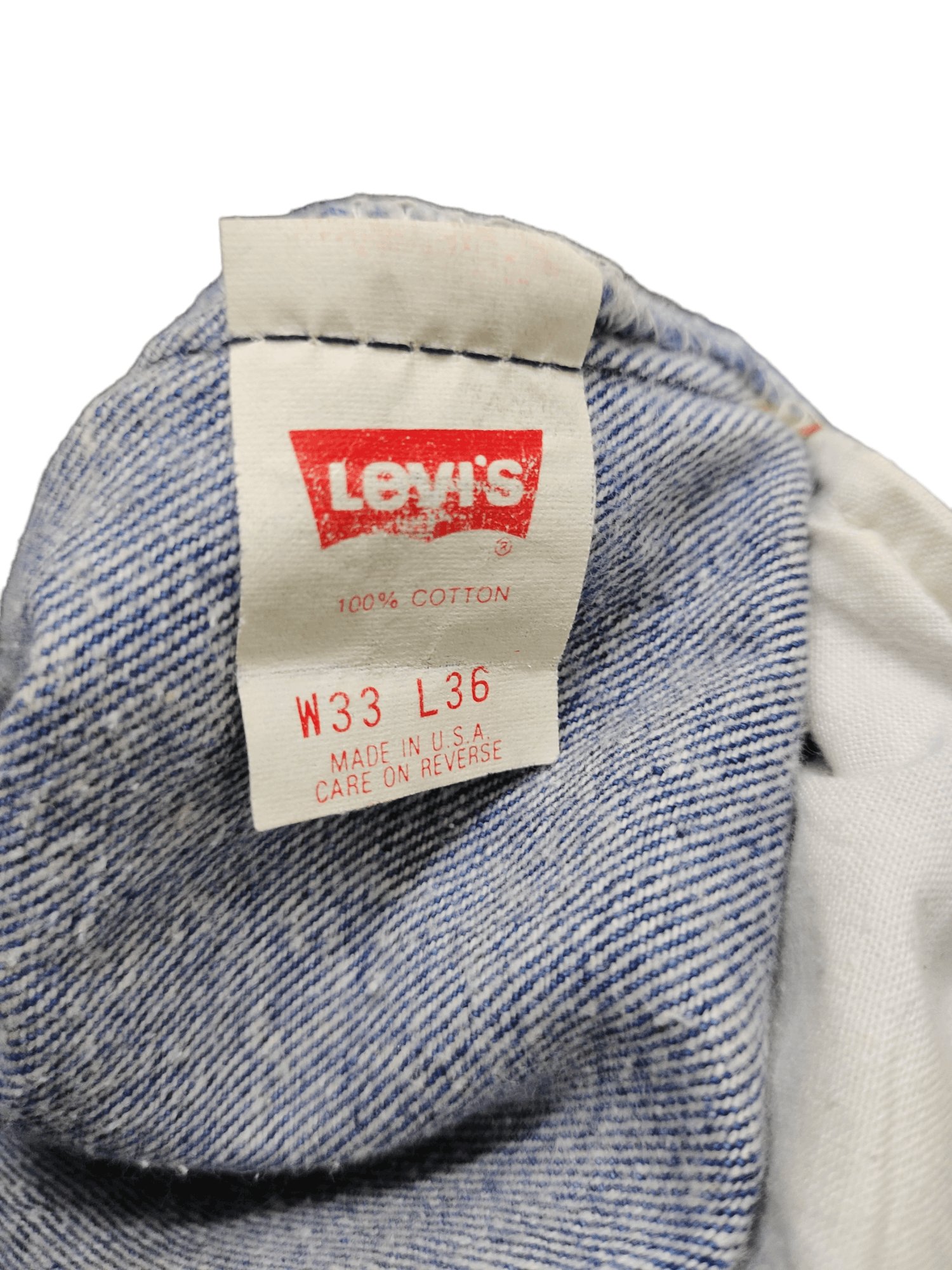 Levi's Vintage Clothing Vintage 80s Levis 501 Two Tones Light Wash Denim Jeans Size US 32 / EU 48 - 18 Thumbnail