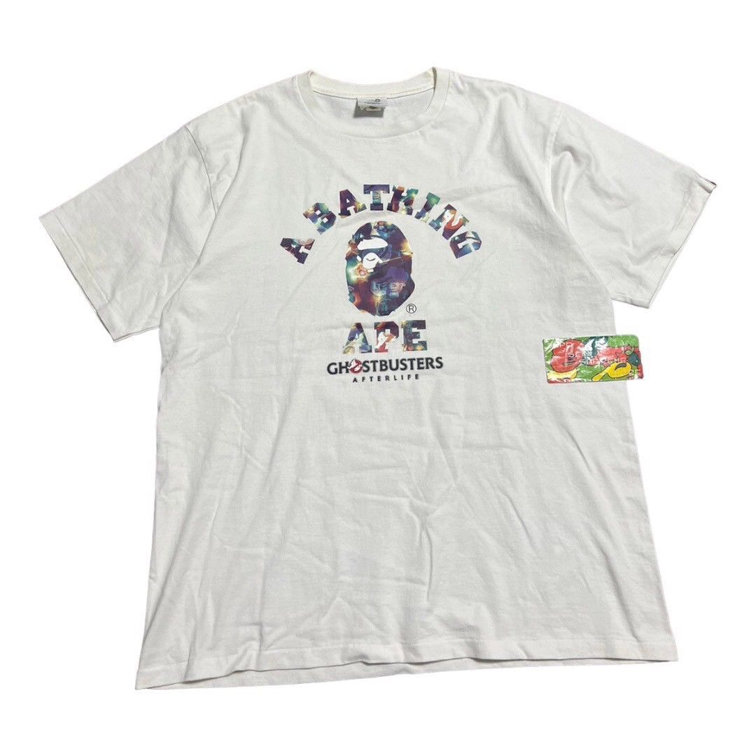 Bape BAPE Ghost Buster T-shirt White Size US XL / EU 56 / 4 - 1 Thumbnail