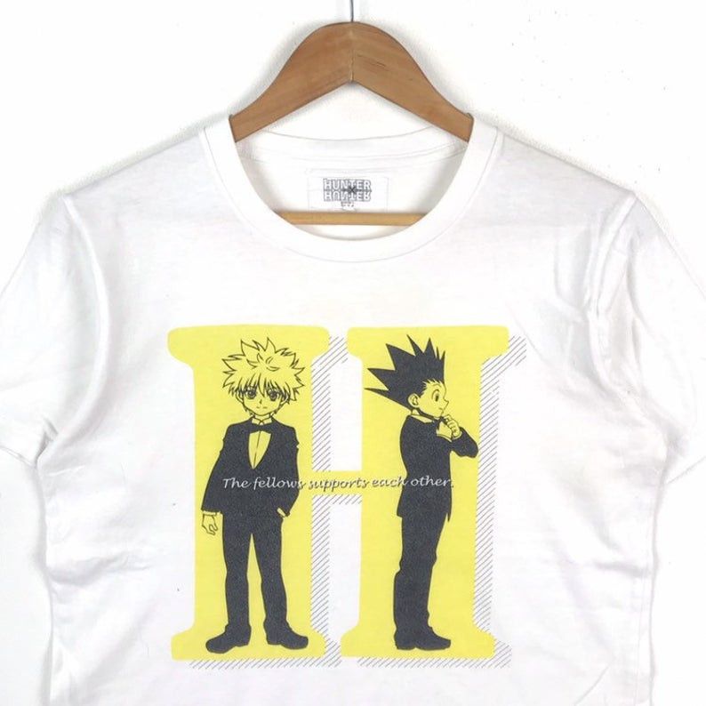 Vintage HUNTER X HUNTER Adventure Anime Cartoon Manga Shonen Jump Size US M / EU 48-50 / 2 - 2 Thumbnail