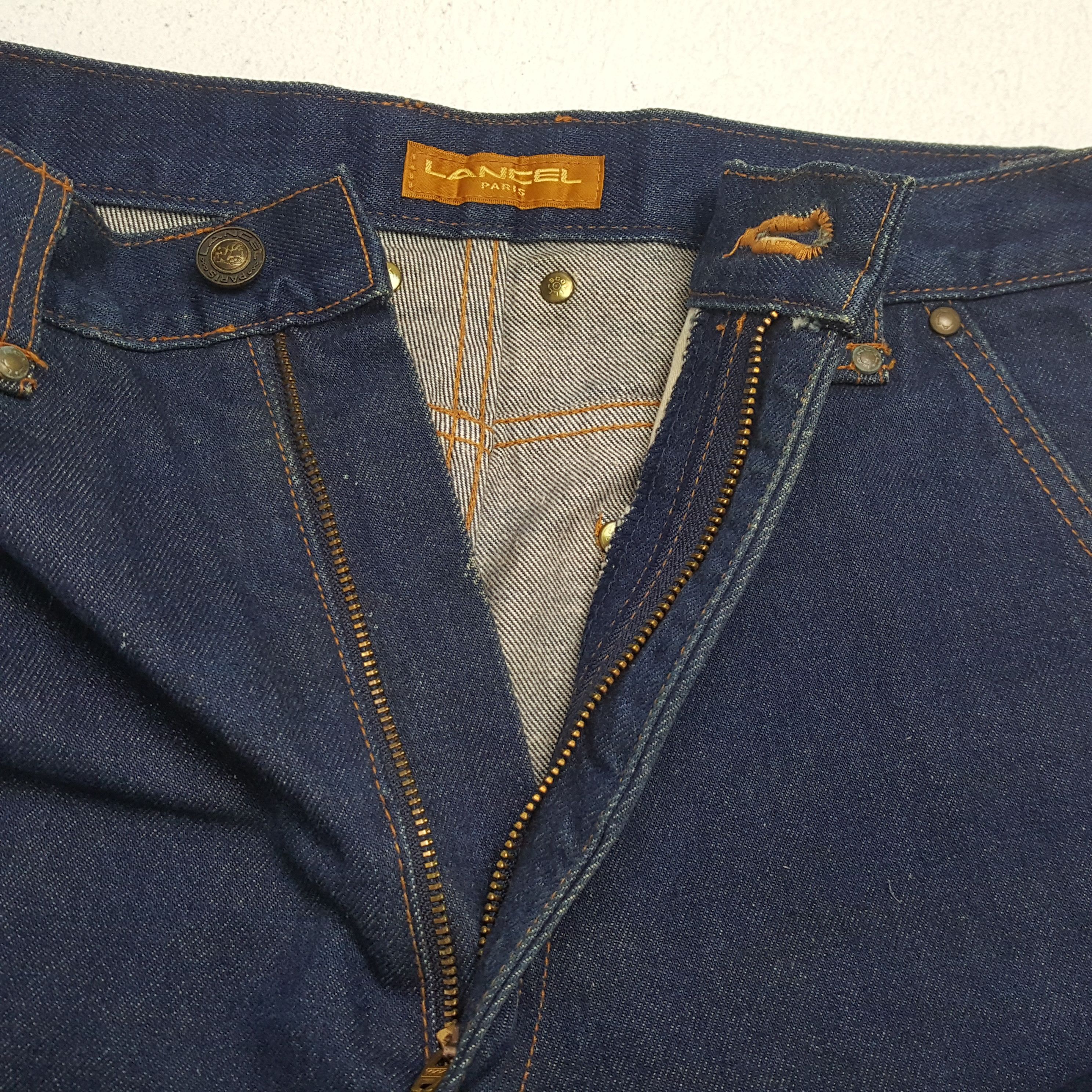 Lancel × Vintage LANCEL Luxury Brand Streetwear Style Logo Design Jeans Size US 29 - 12 Thumbnail