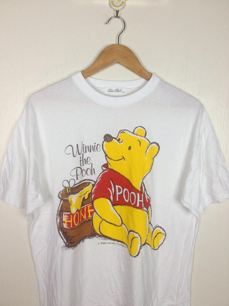 Disney Vintage WINNIE THE POOH Walt Disney Cartoon Animation Size US L / EU 52-54 / 3 - 2 Thumbnail